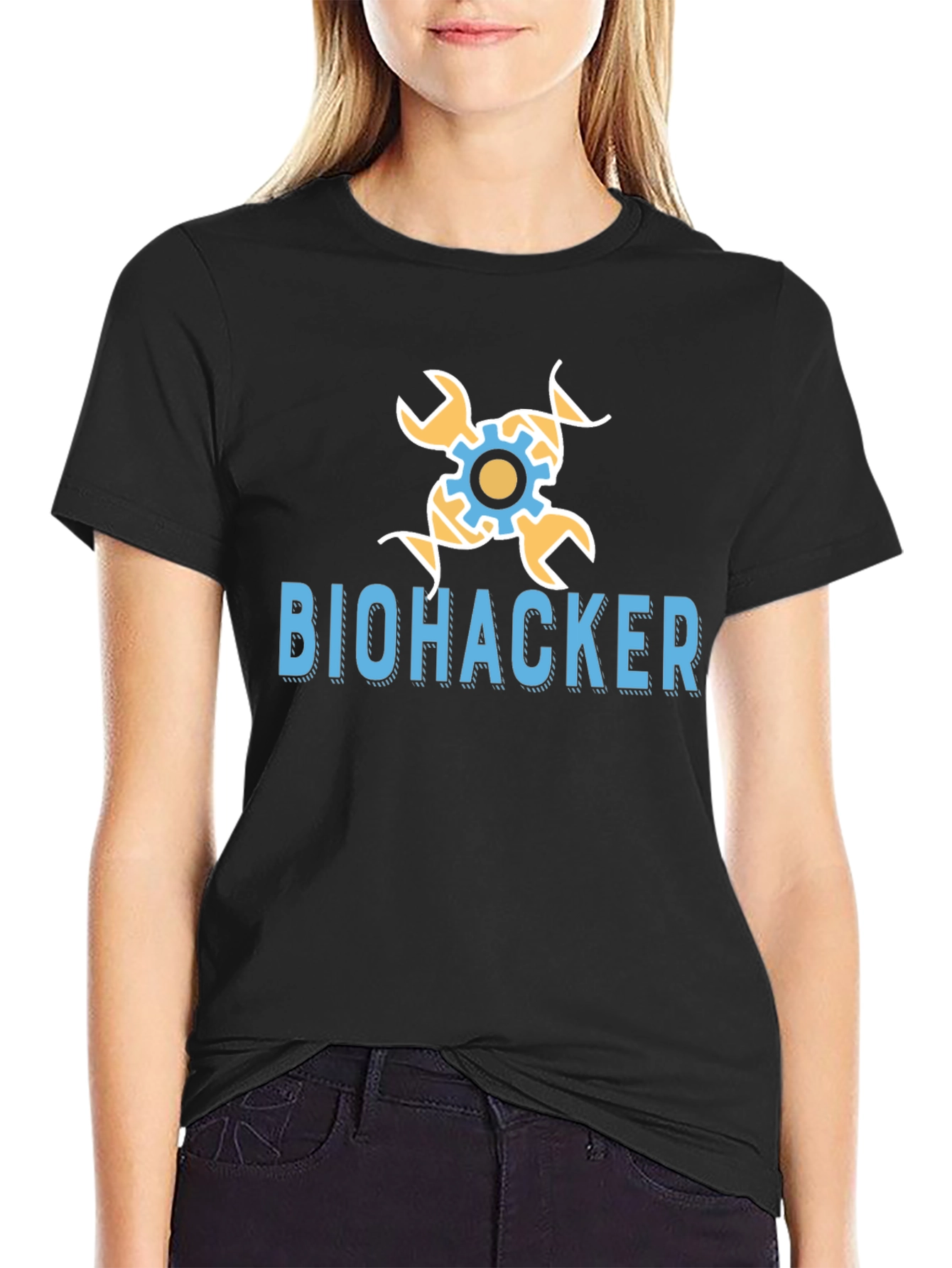 Biohacker Graphic Tee - Black
