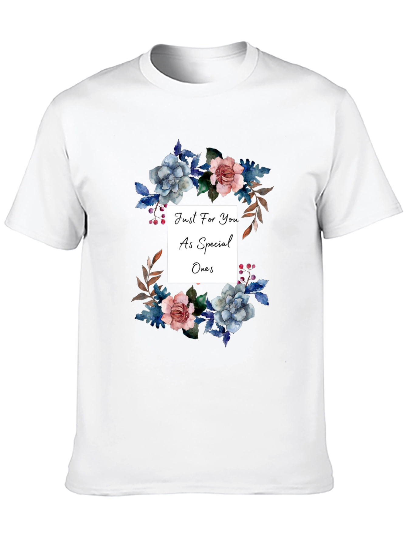 Floral Just For You Graphic T-Shirt