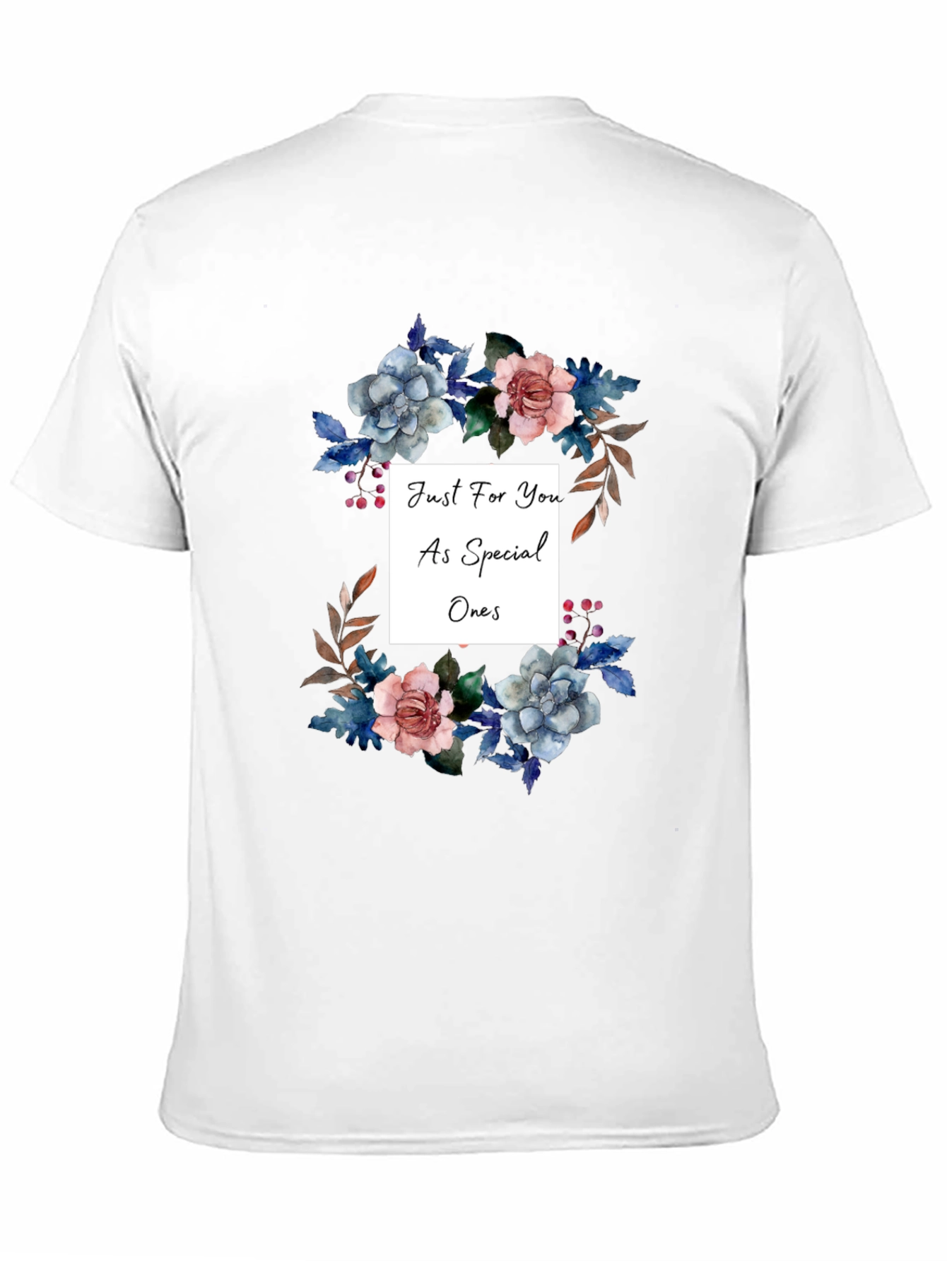 Floral Just For You Graphic T-Shirt