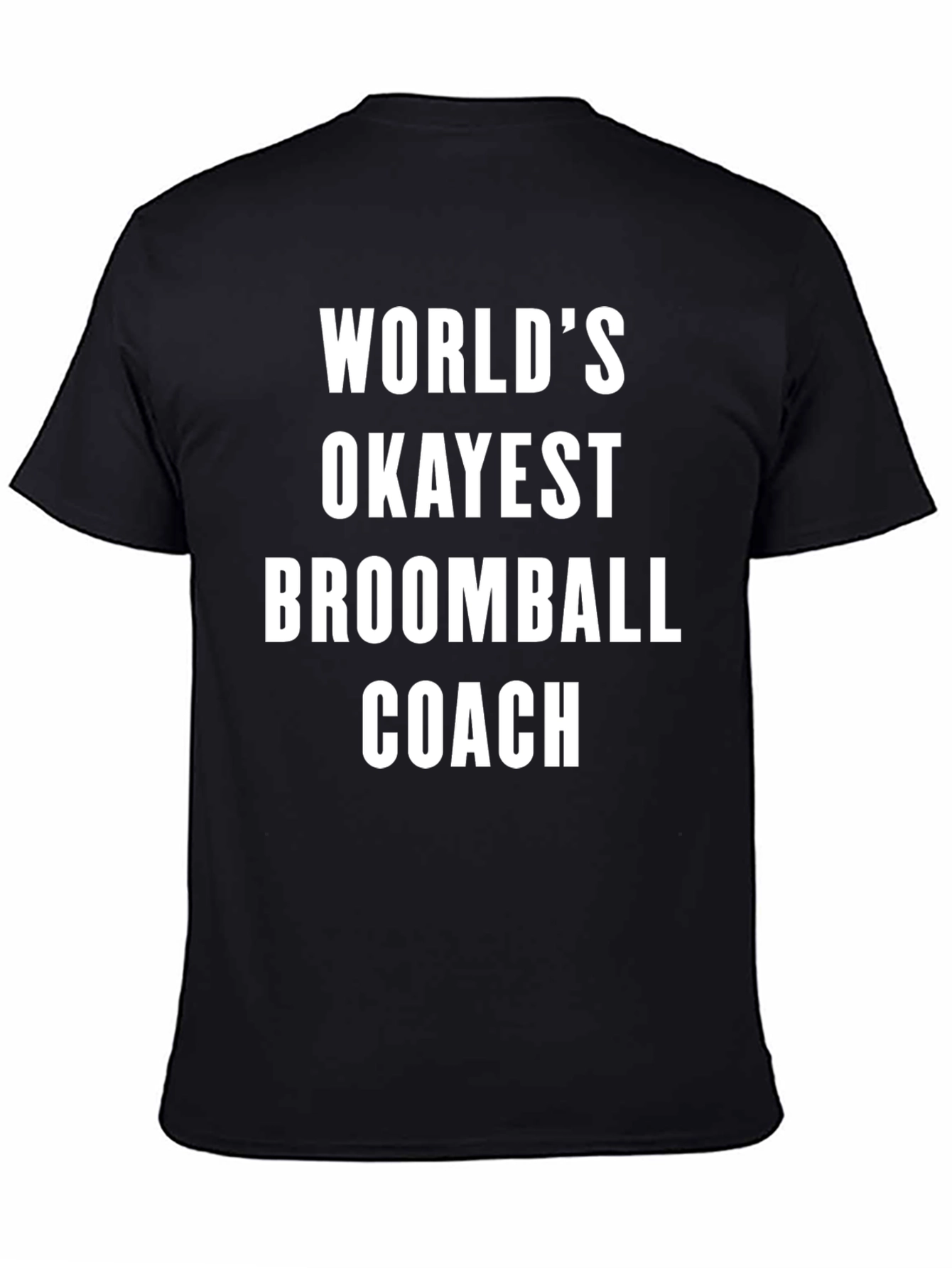 Worlds Okayest Broomball Coach T-Shirt