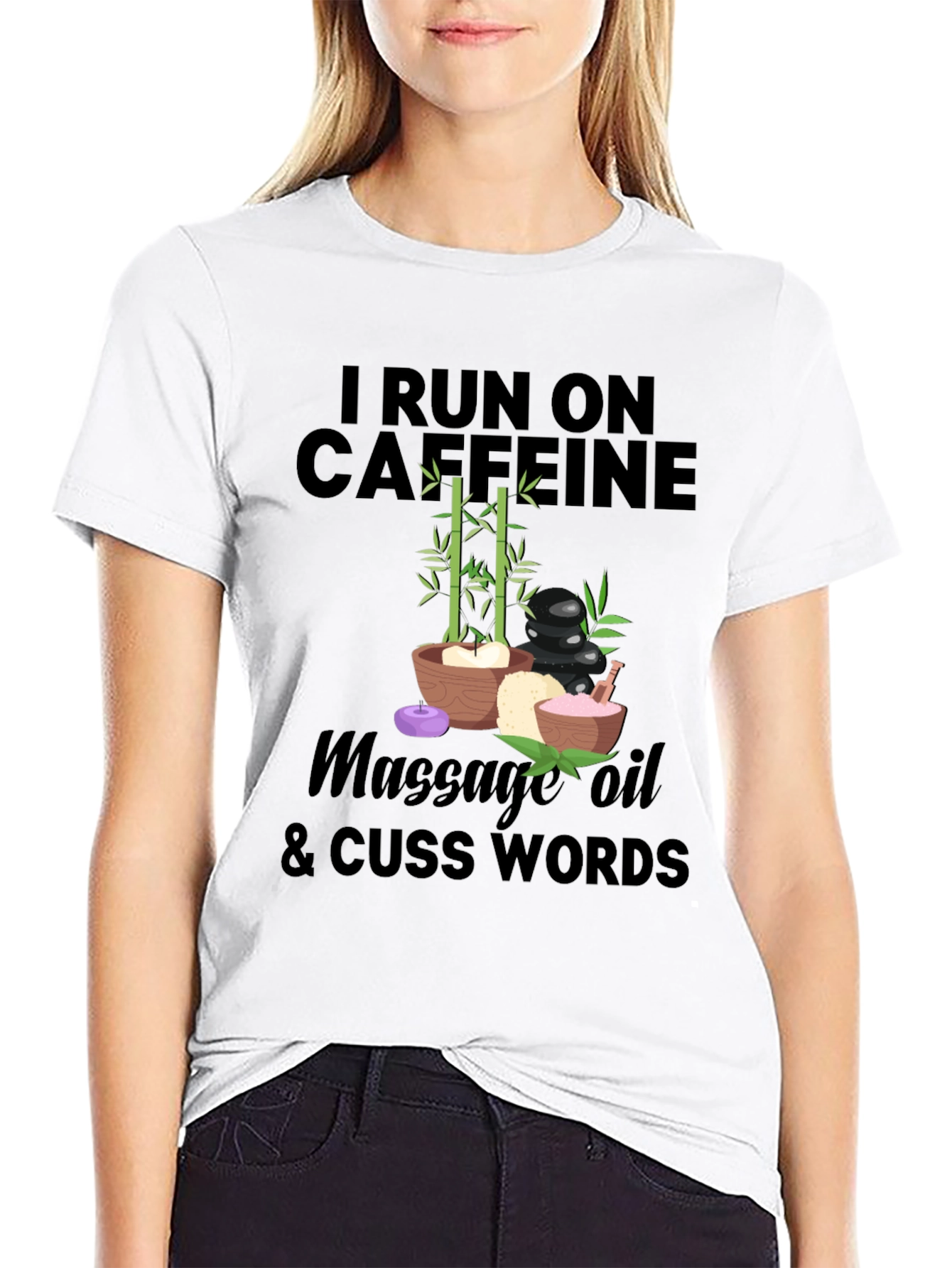 Caffeine & Cuss Words T-Shirt