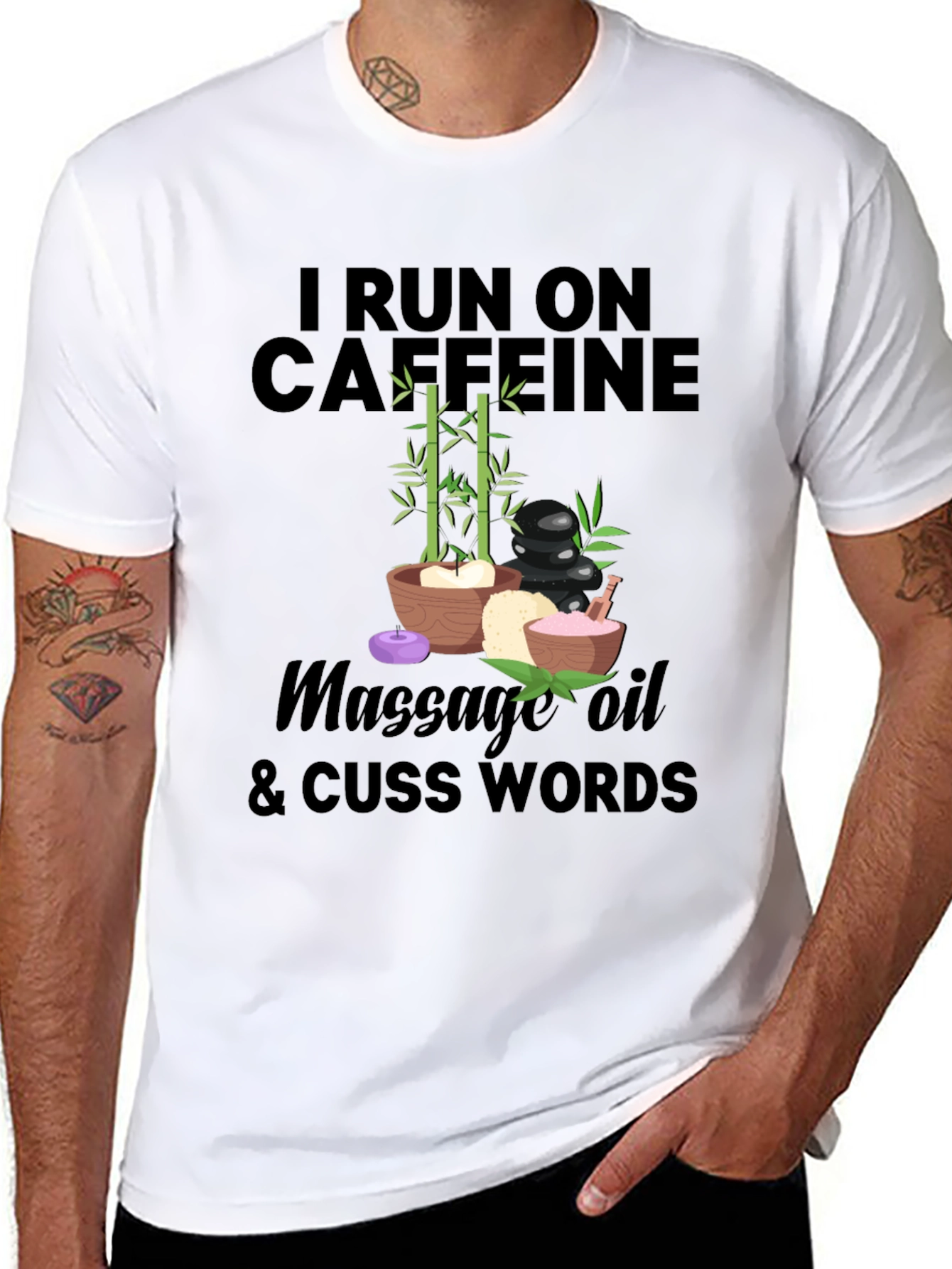 Caffeine & Cuss Words T-Shirt