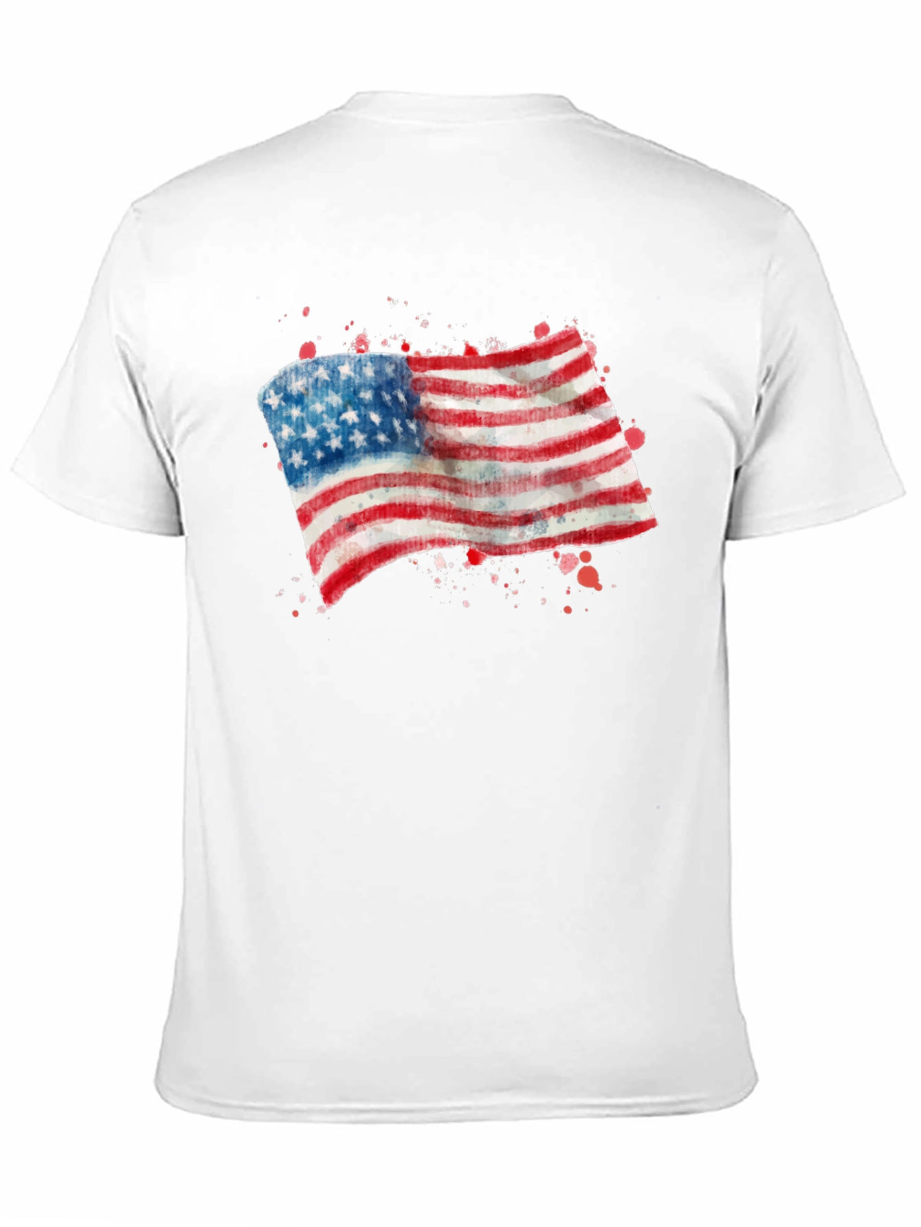 USA Flag Graphic Tee - Patriotic T-Shirt