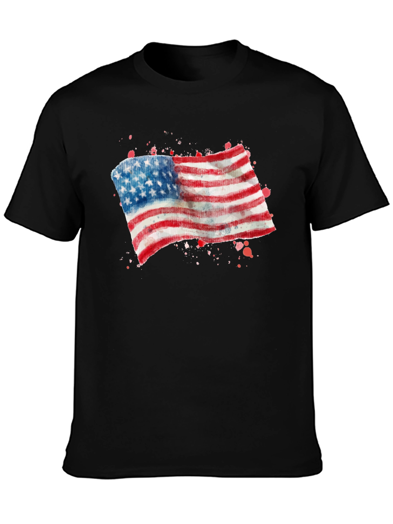USA Flag Graphic Tee - Patriotic T-Shirt