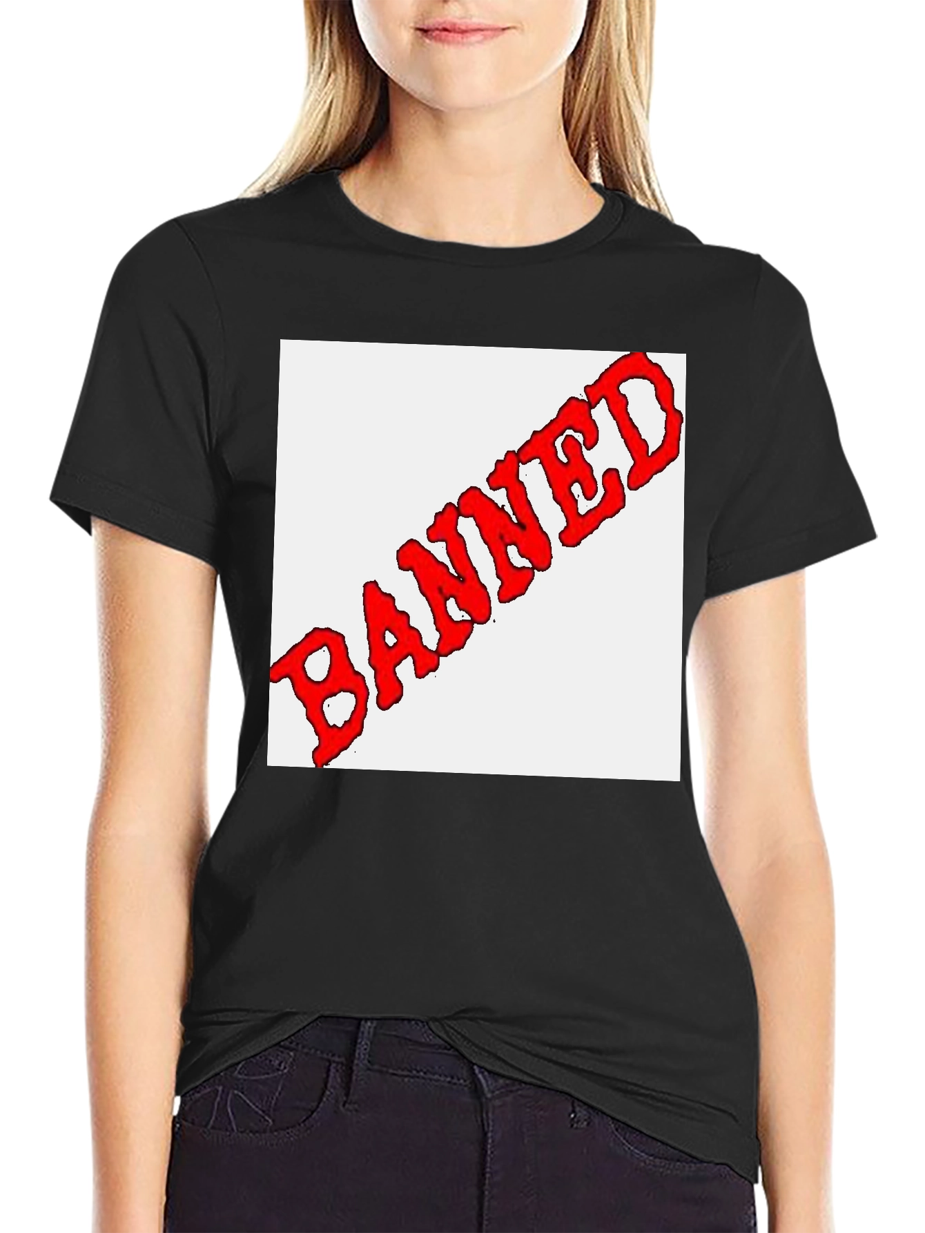 BANNED Graphic Tee - Edgy Statement T-Shirt