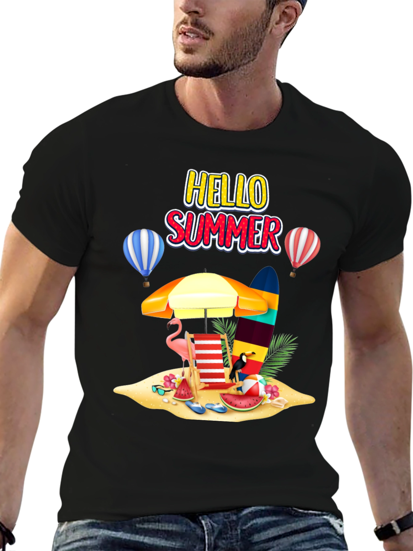 Hello Summer Beach T-Shirt