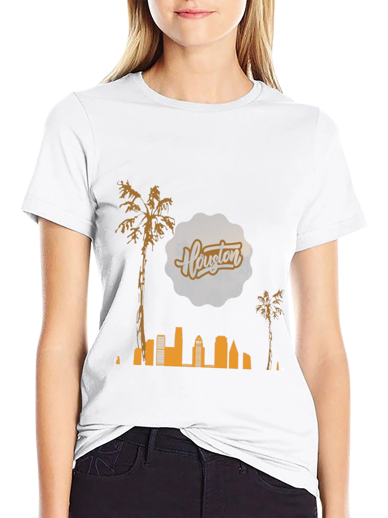 Houston Skyline Graphic T-Shirt