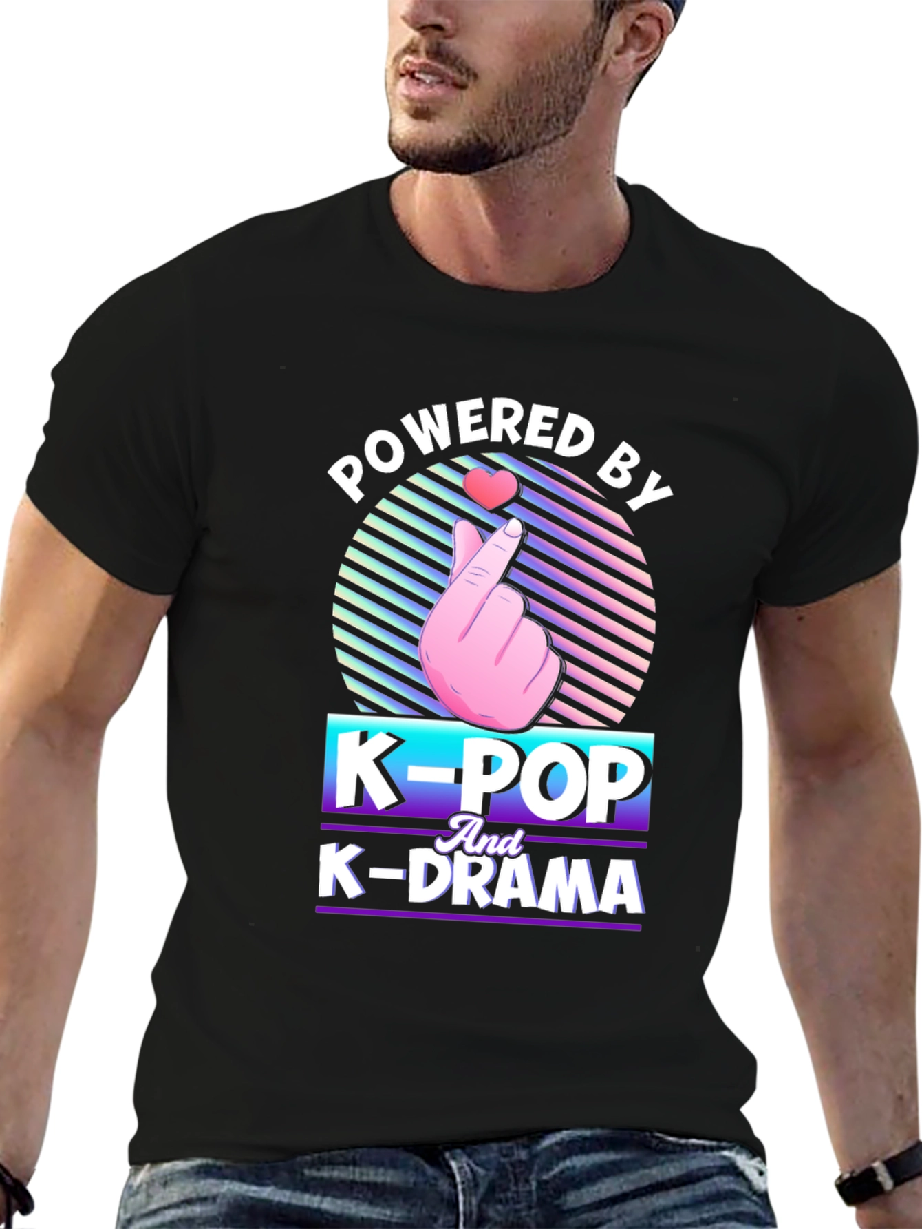 Powered by K-Pop and K-Drama T-Shirt
