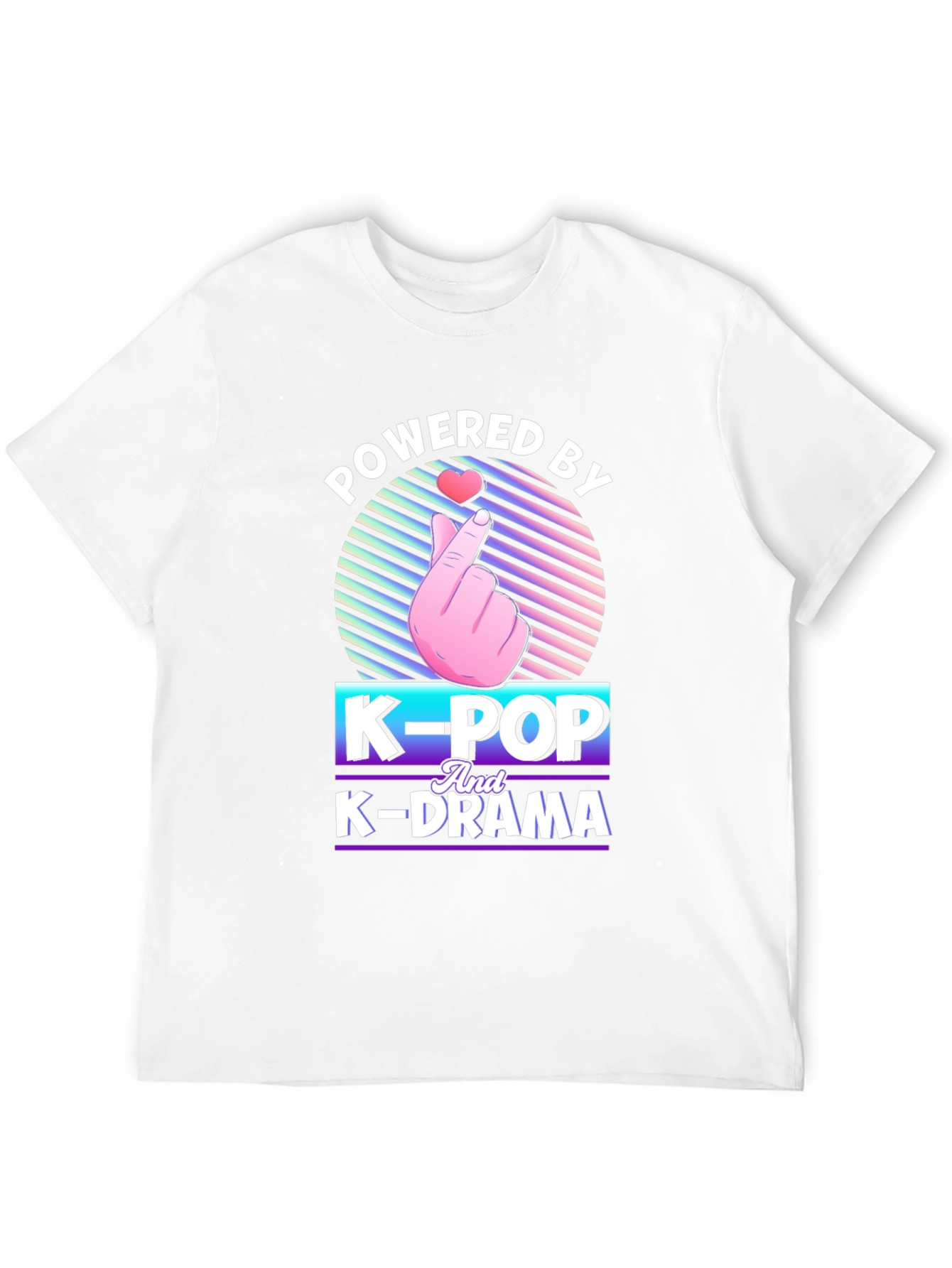 Powered by K-Pop and K-Drama T-Shirt