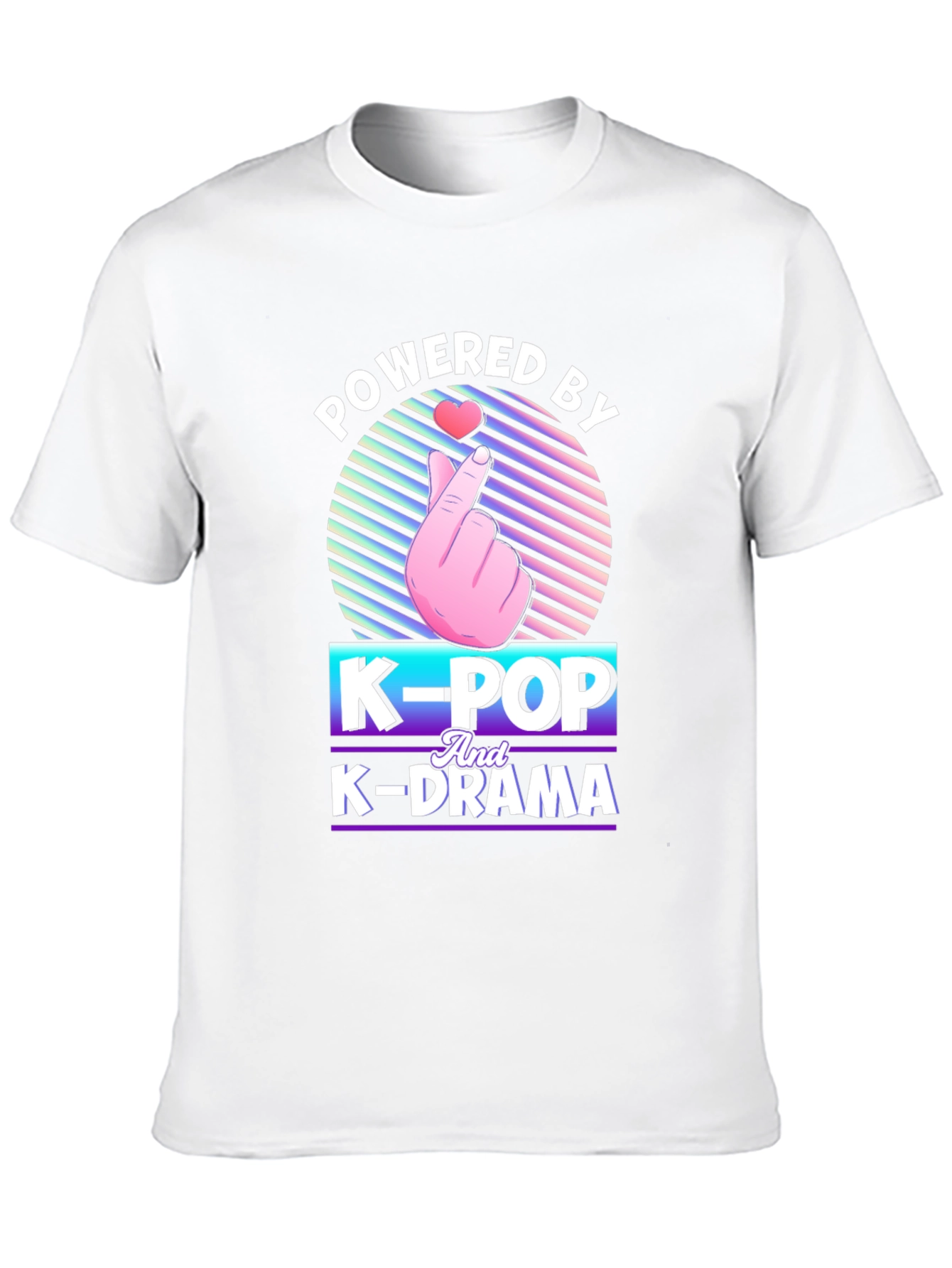 Powered by K-Pop and K-Drama T-Shirt