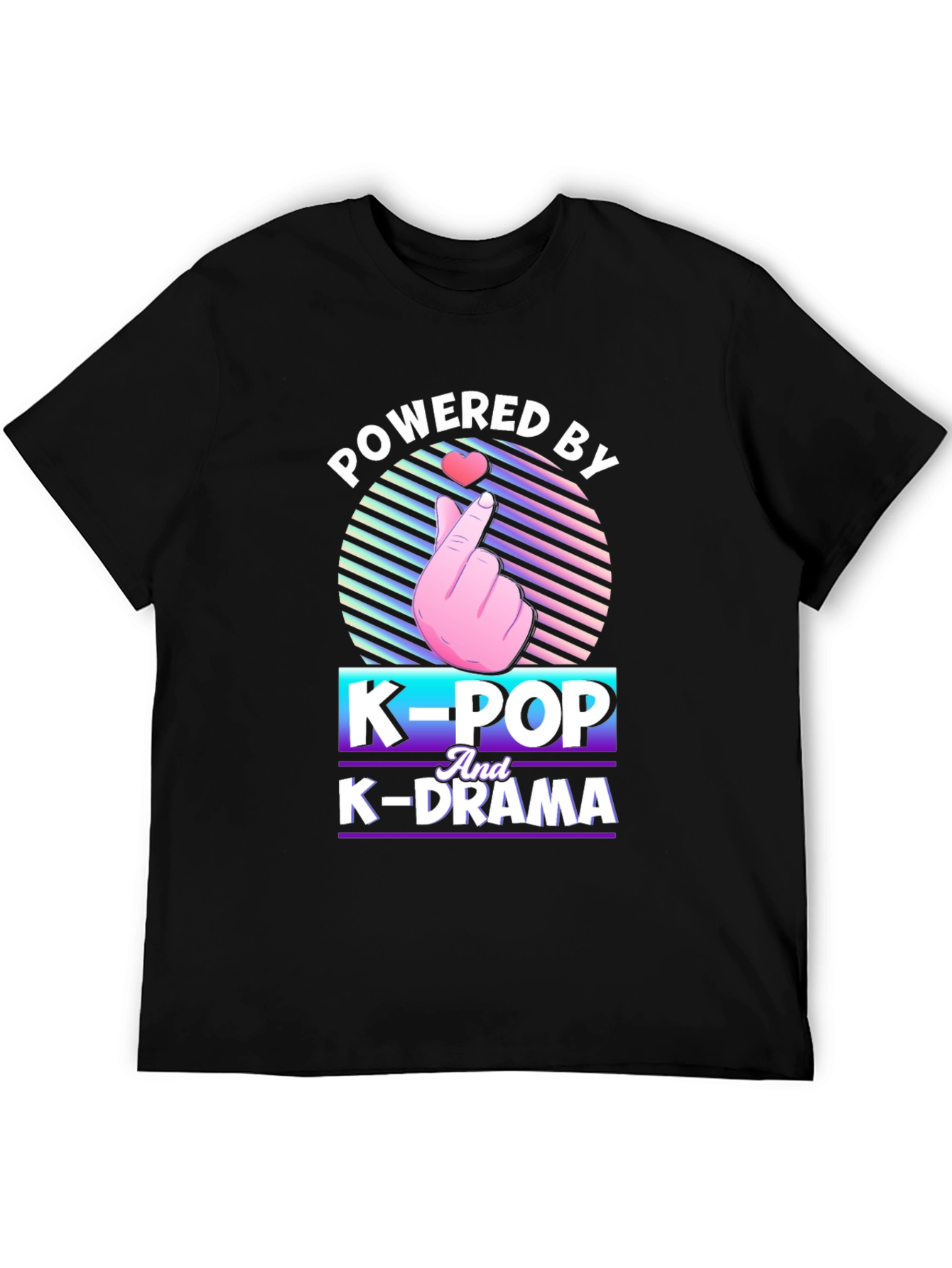 Powered by K-Pop and K-Drama T-Shirt