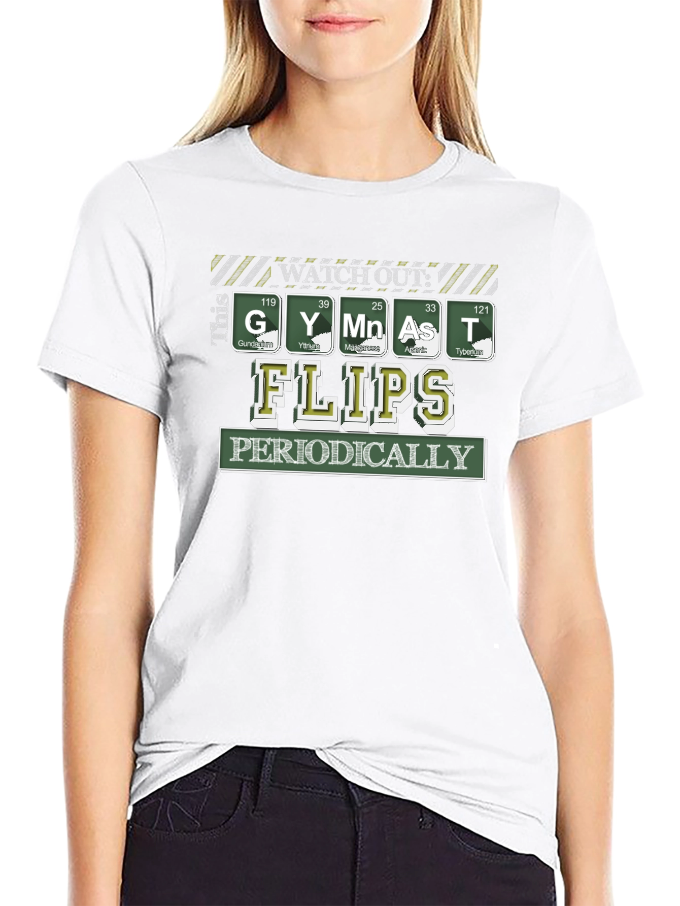 Watch Out Gymnast Flips Periodically T-Shirt