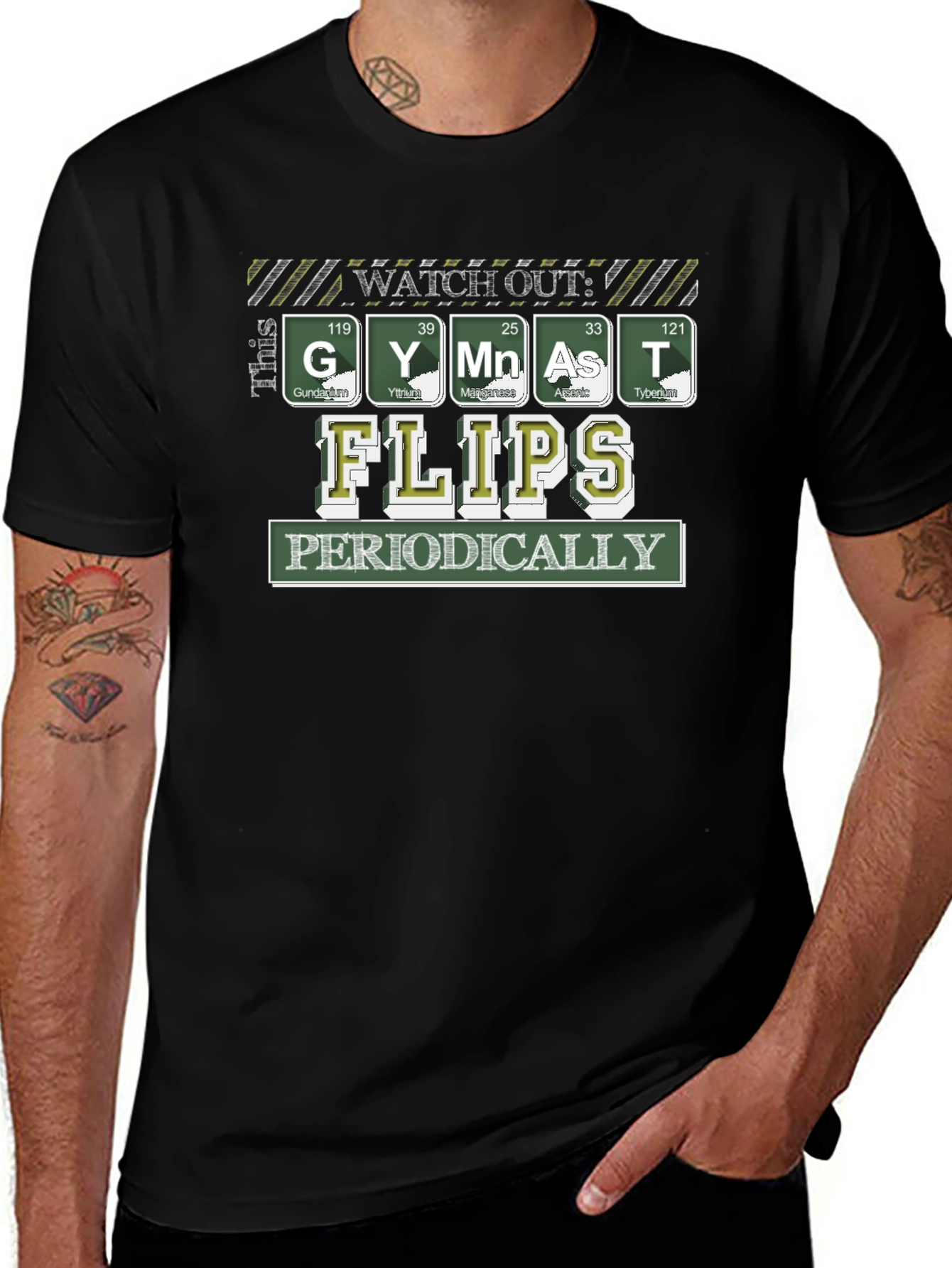 Watch Out Gymnast Flips Periodically T-Shirt