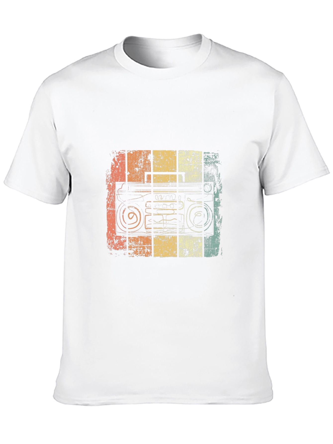 Retro Boombox Graphic T-Shirt