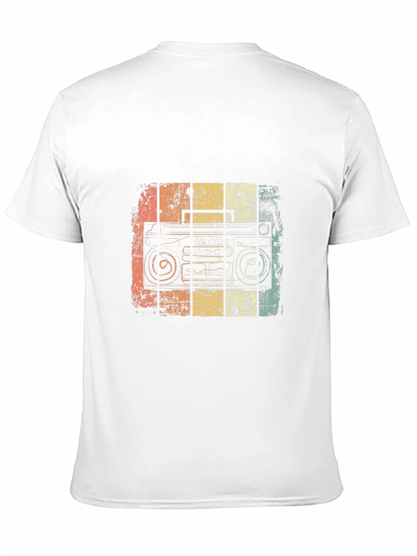 Retro Boombox Graphic T-Shirt