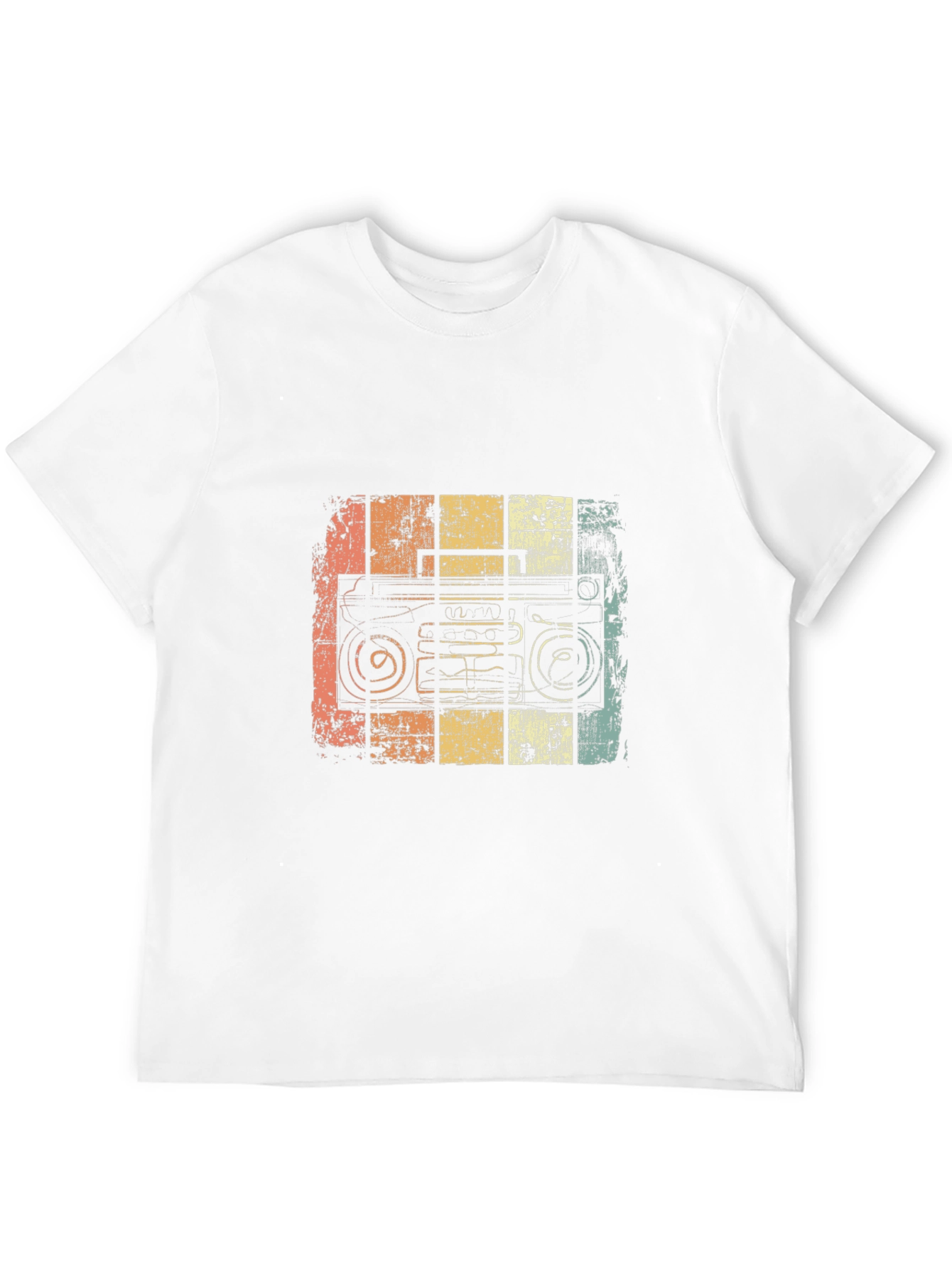 Retro Boombox Graphic T-Shirt