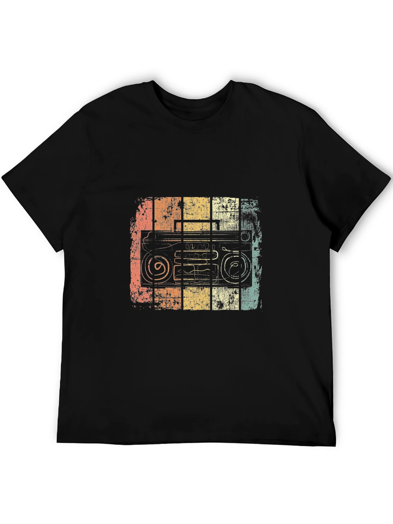 Retro Boombox Graphic T-Shirt