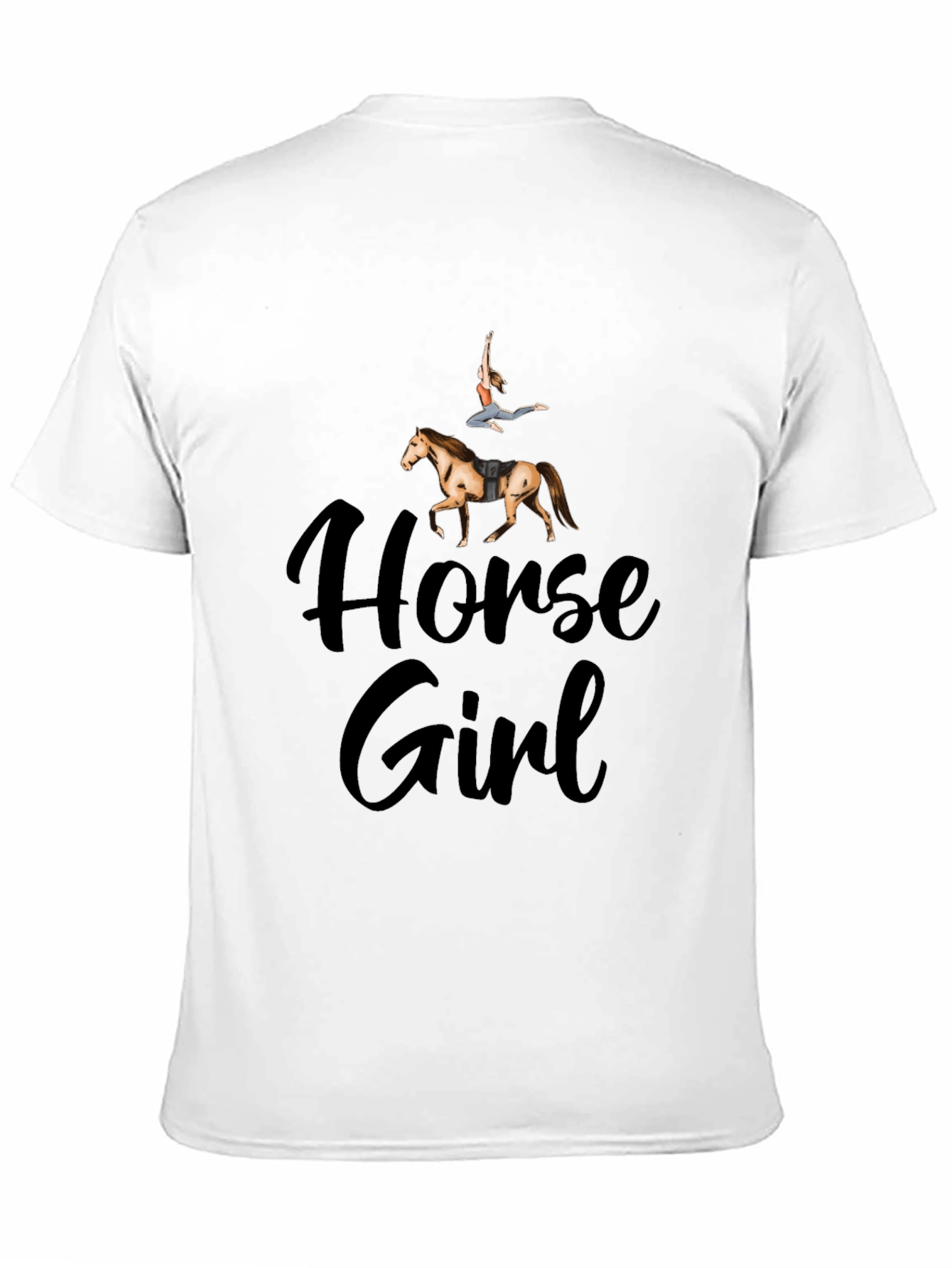 Horse Girl Graphic T-Shirt - Equestrian Lifestyle Tee