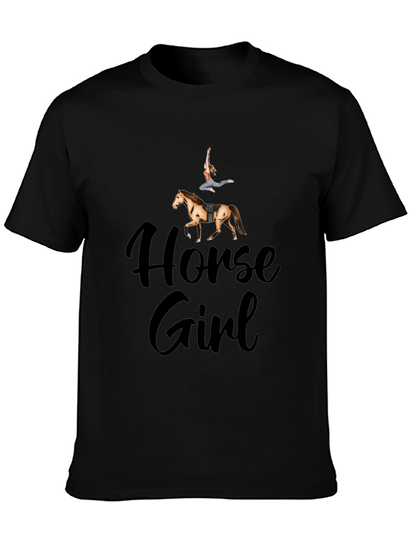 Horse Girl Graphic T-Shirt - Equestrian Lifestyle Tee
