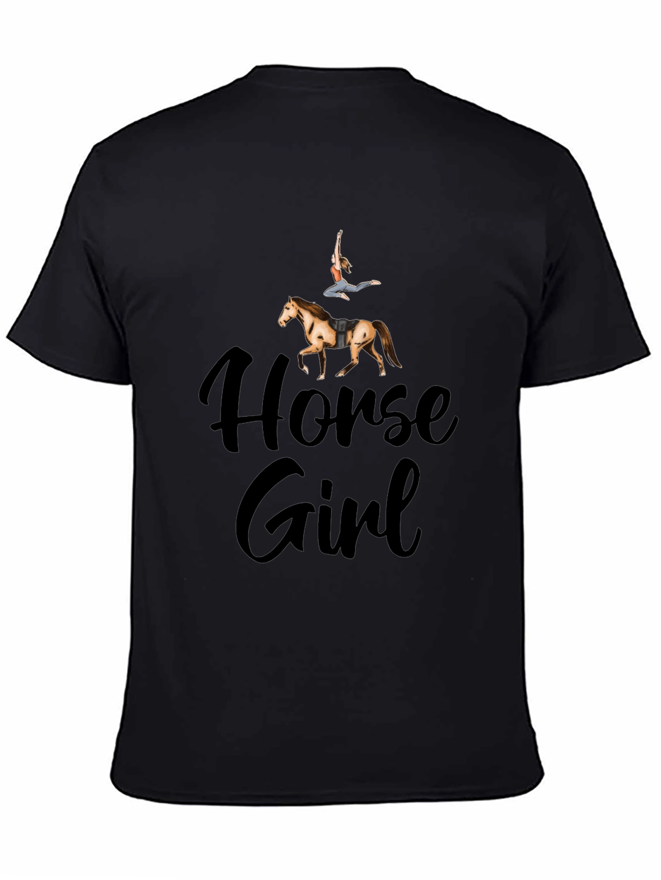 Horse Girl Graphic T-Shirt - Equestrian Lifestyle Tee