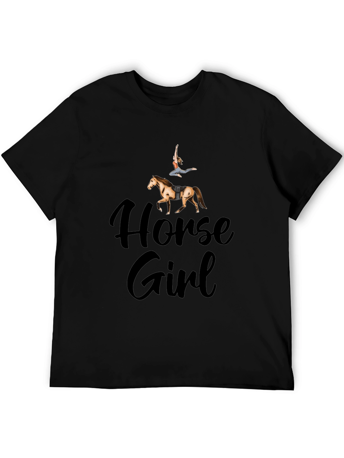 Horse Girl Graphic T-Shirt - Equestrian Lifestyle Tee