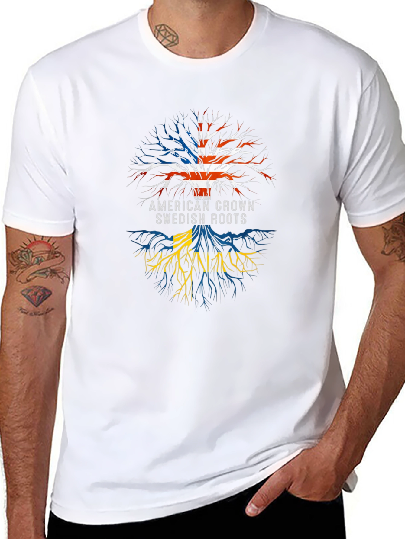 American Grown Swedish Roots Graphic Tee