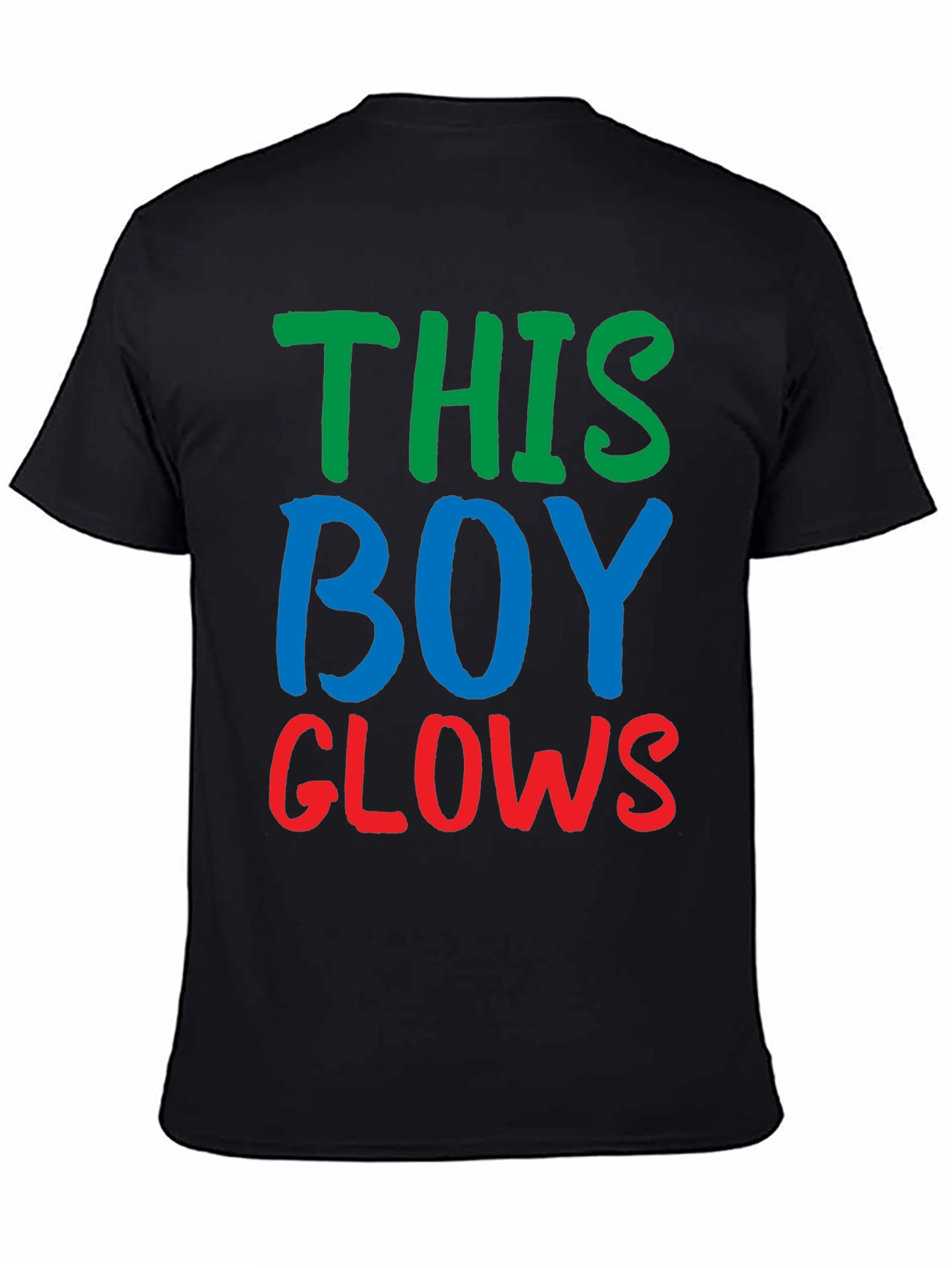 This Boy Glows Graphic Tee - Trendy Statement Shirt