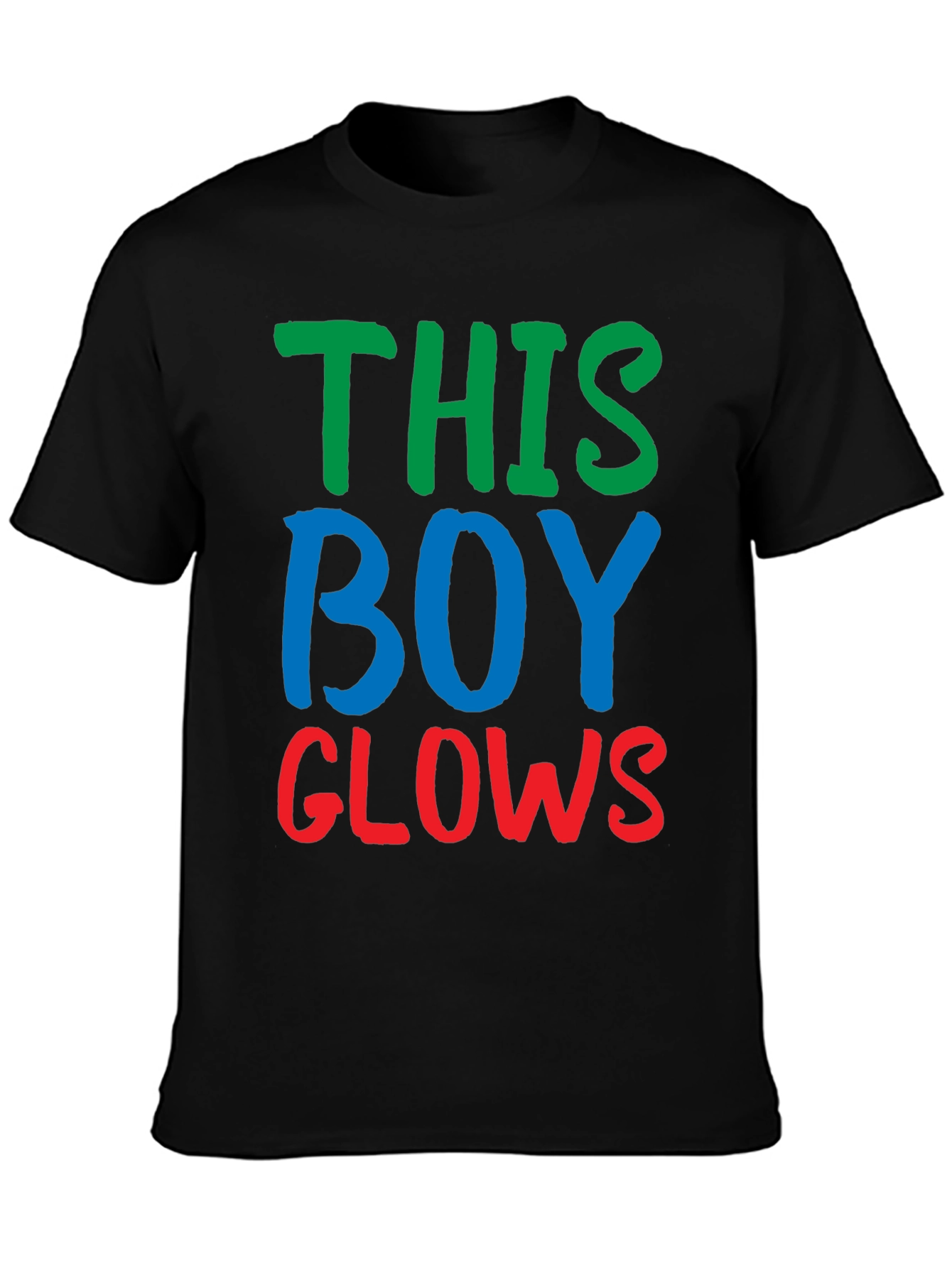 This Boy Glows Graphic Tee - Trendy Statement Shirt