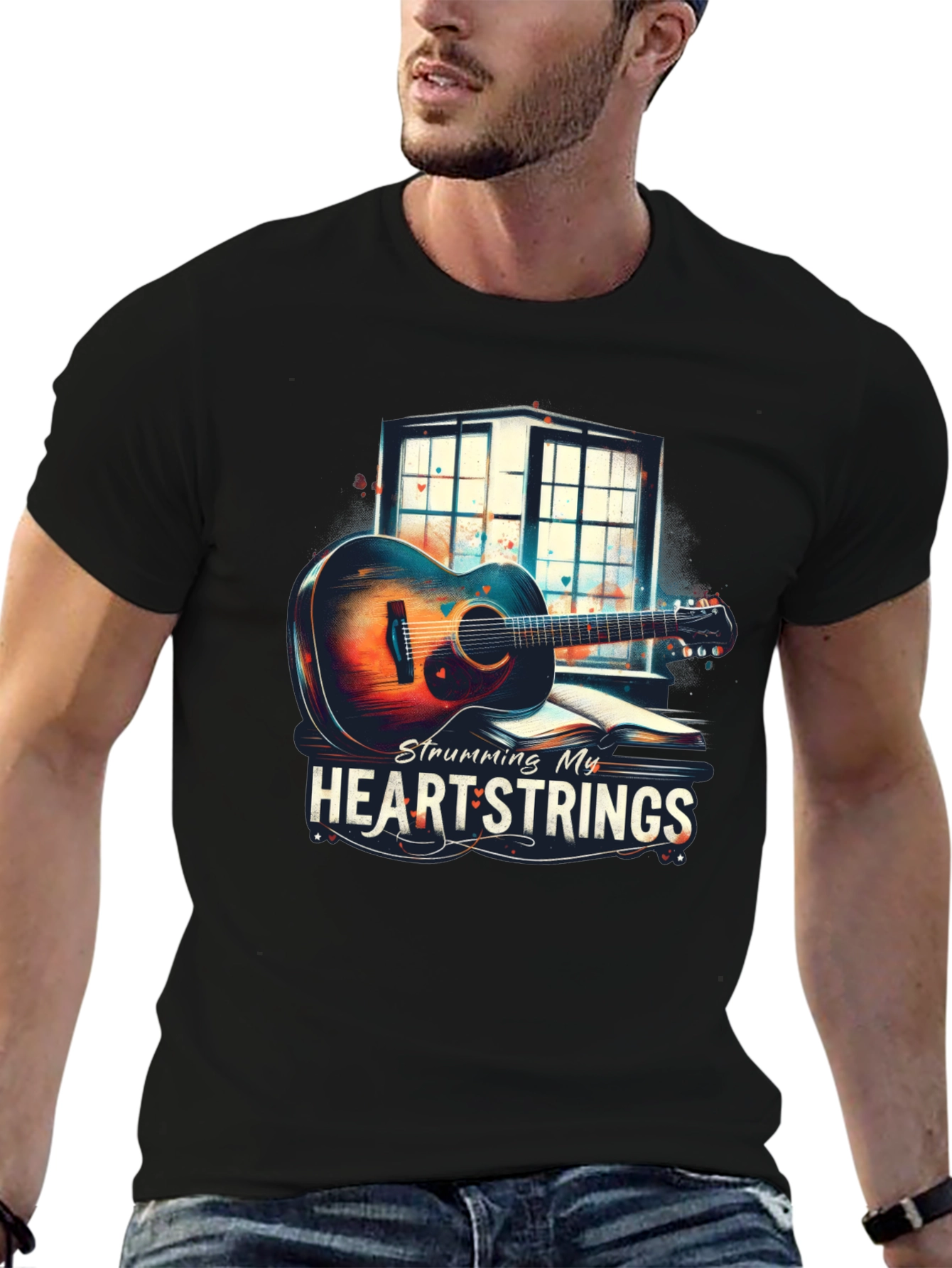 Heartstrings Guitar Graphic Tee