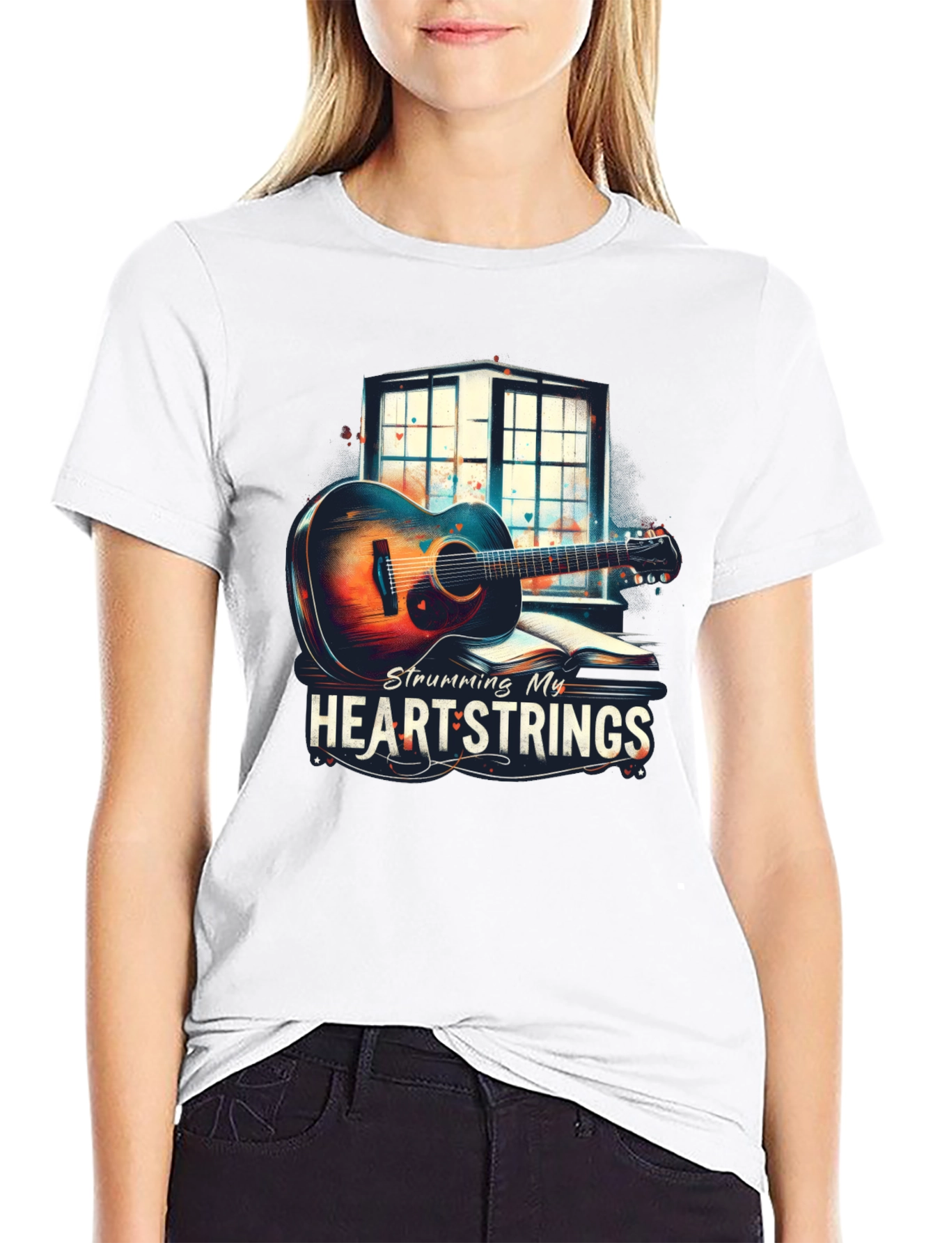 Heartstrings Guitar Graphic Tee