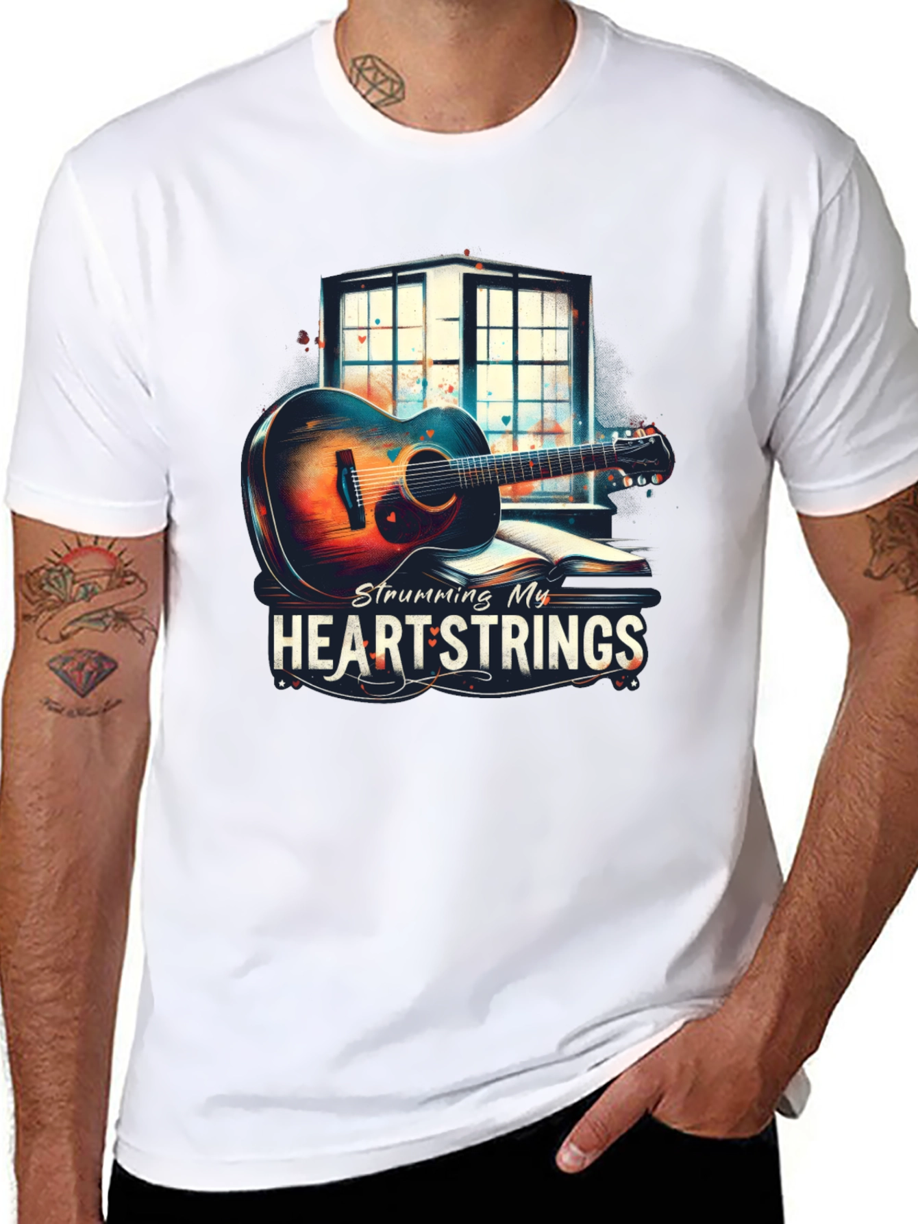 Heartstrings Guitar Graphic Tee
