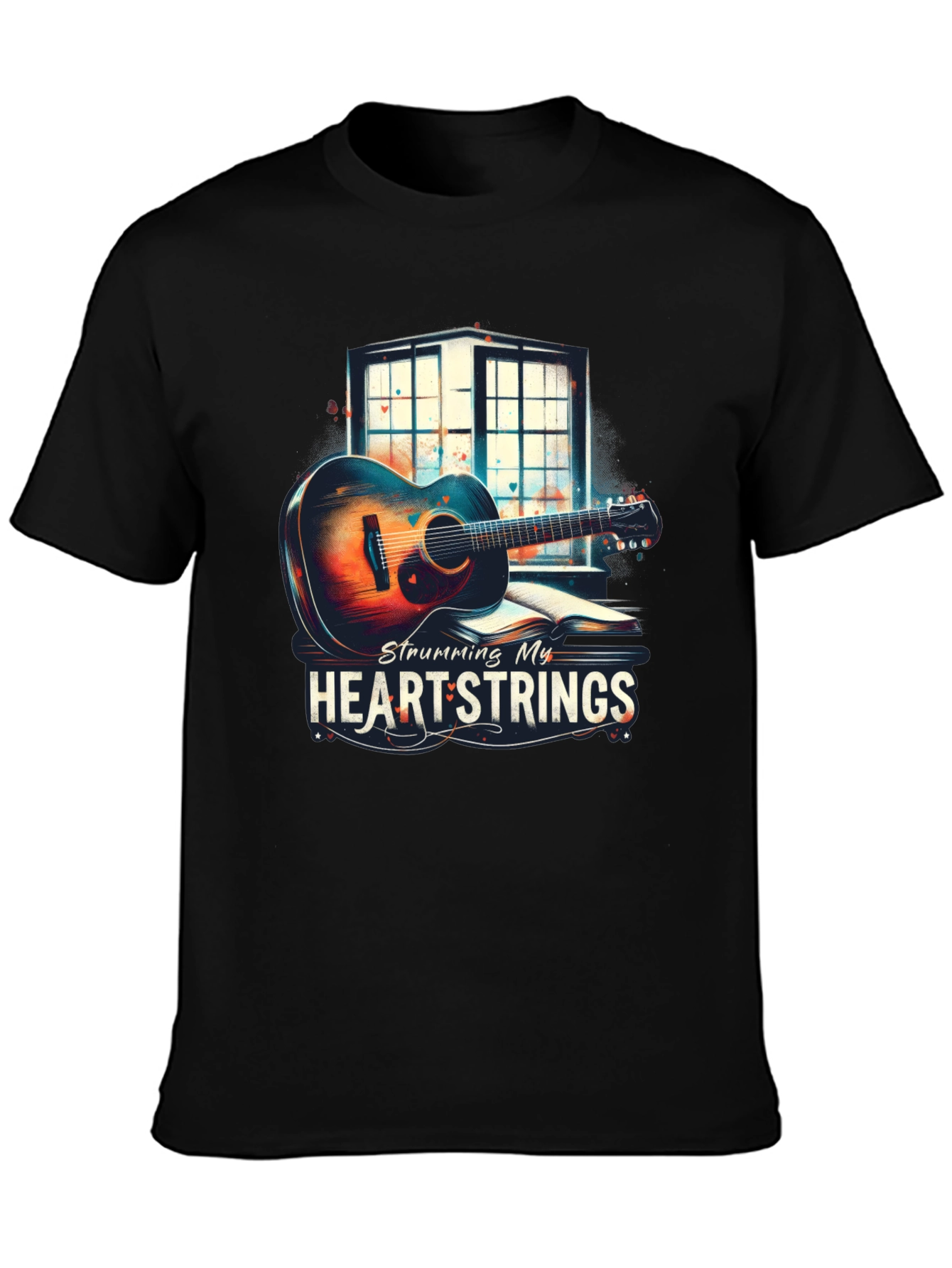 Heartstrings Guitar Graphic Tee