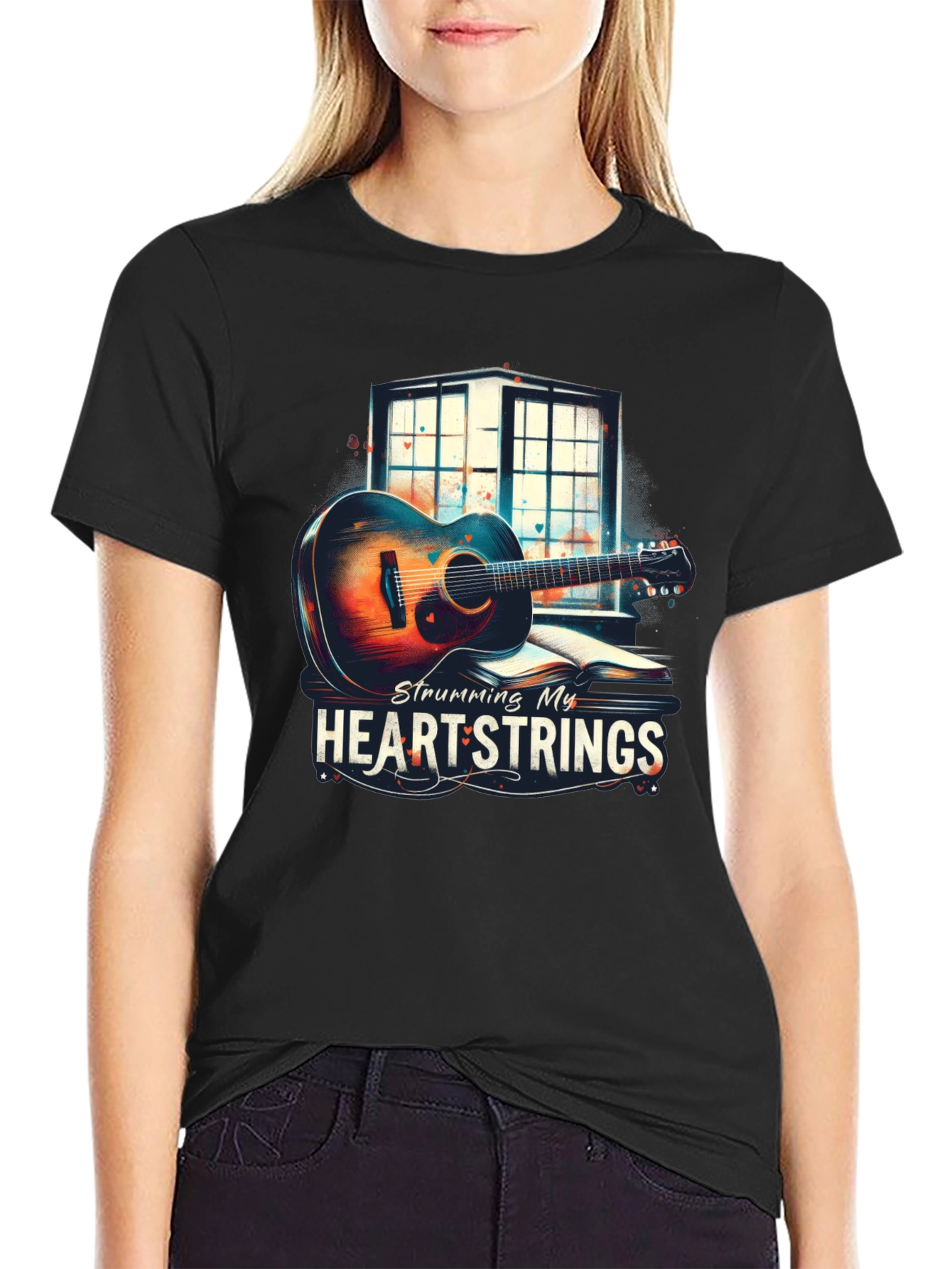 Heartstrings Guitar Graphic Tee