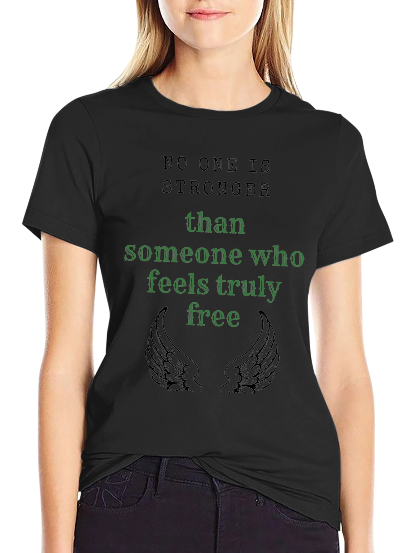 Freedom Wings T-Shirt: Empowering Message Tee