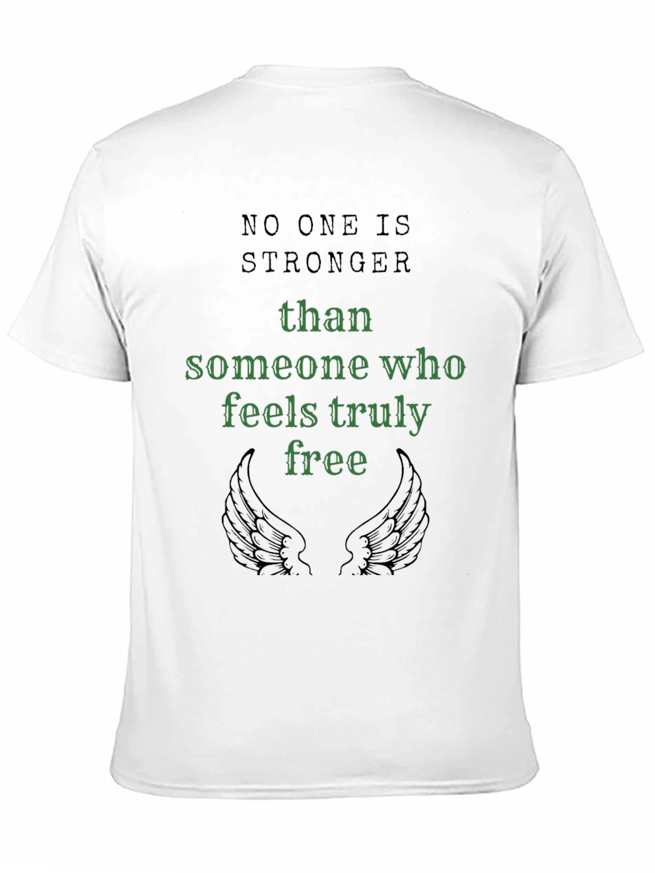 Freedom Wings T-Shirt: Empowering Message Tee