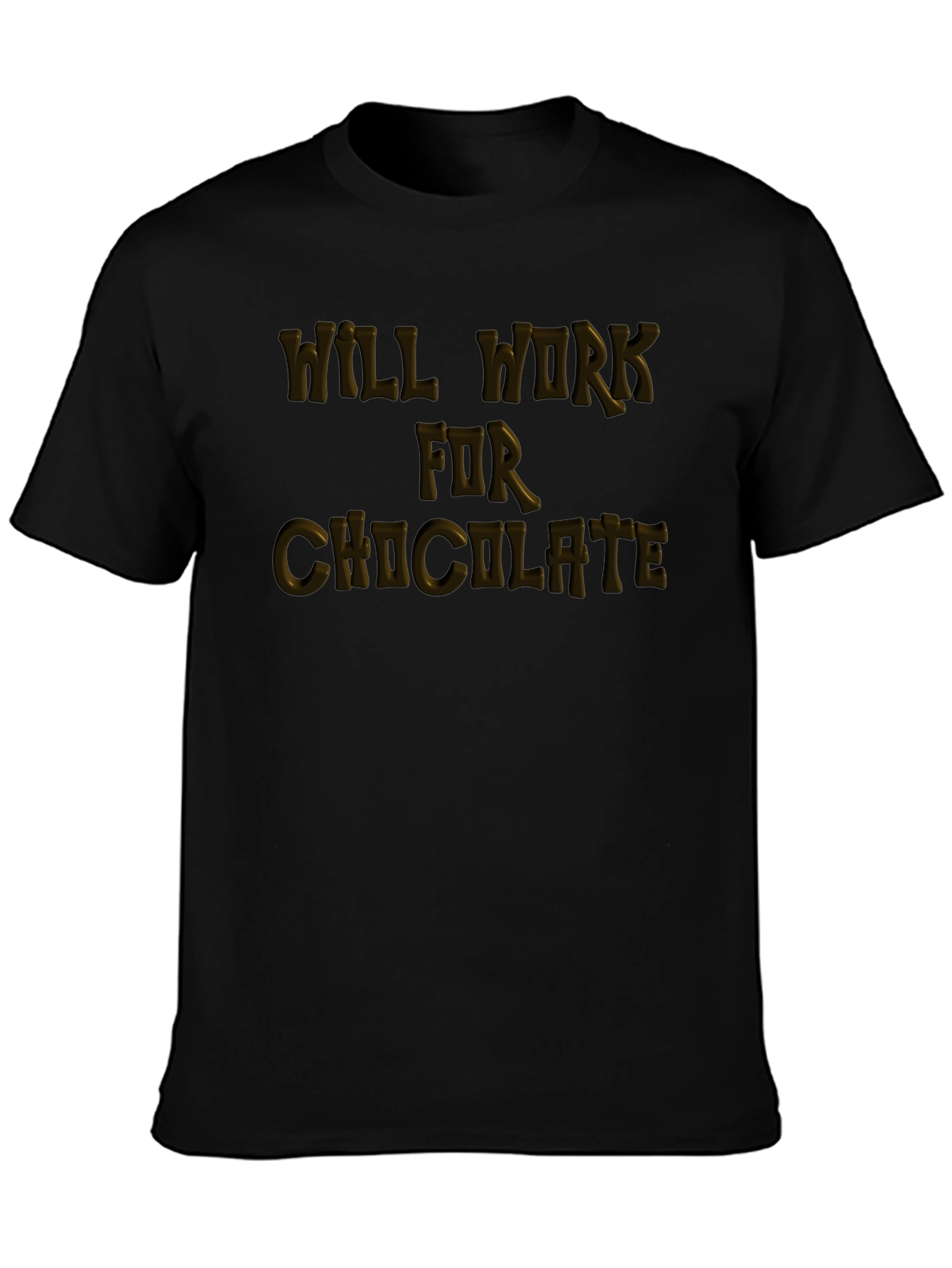 Will Work For Chocolate Graphic Tee