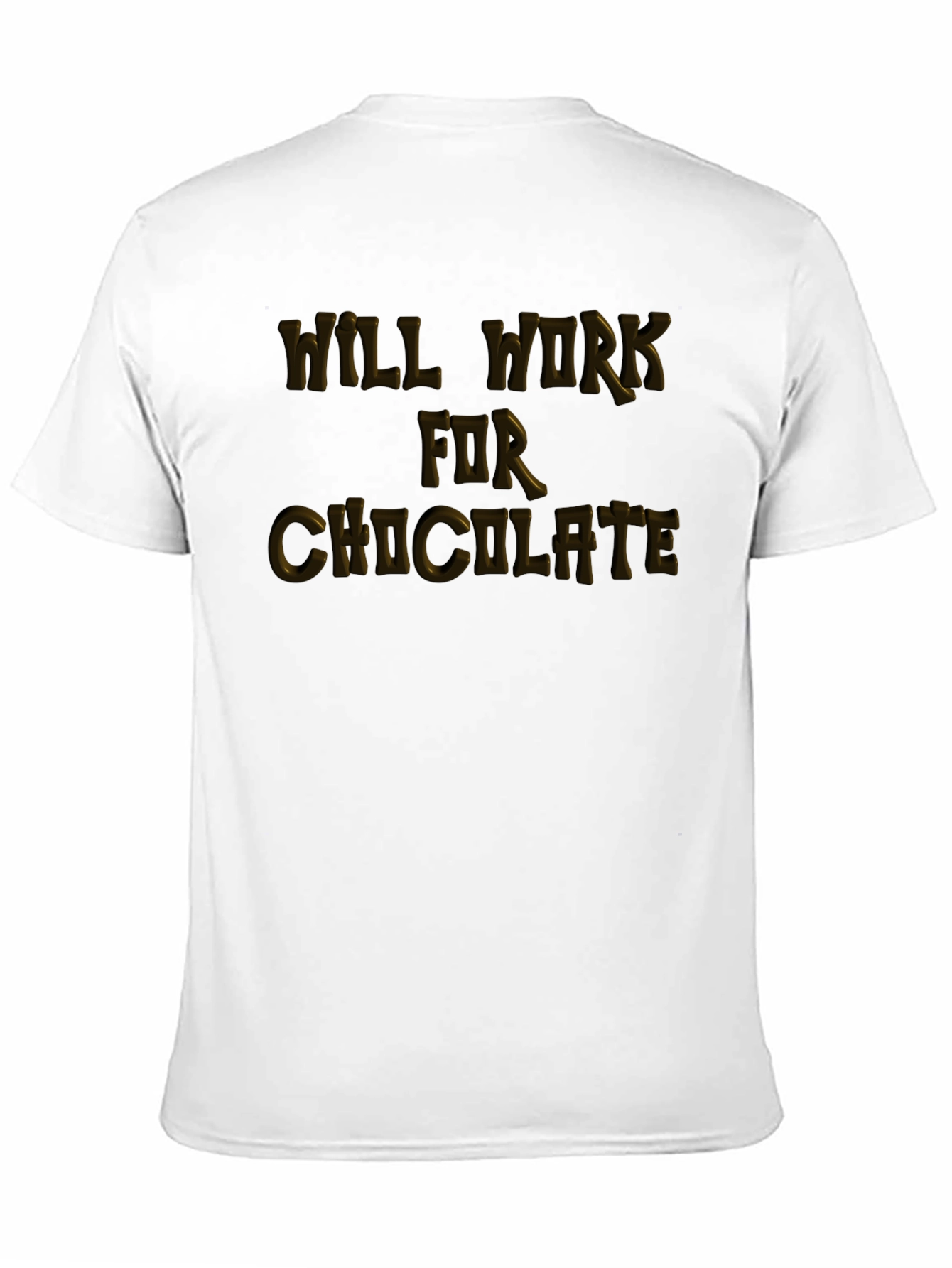 Will Work For Chocolate Graphic Tee