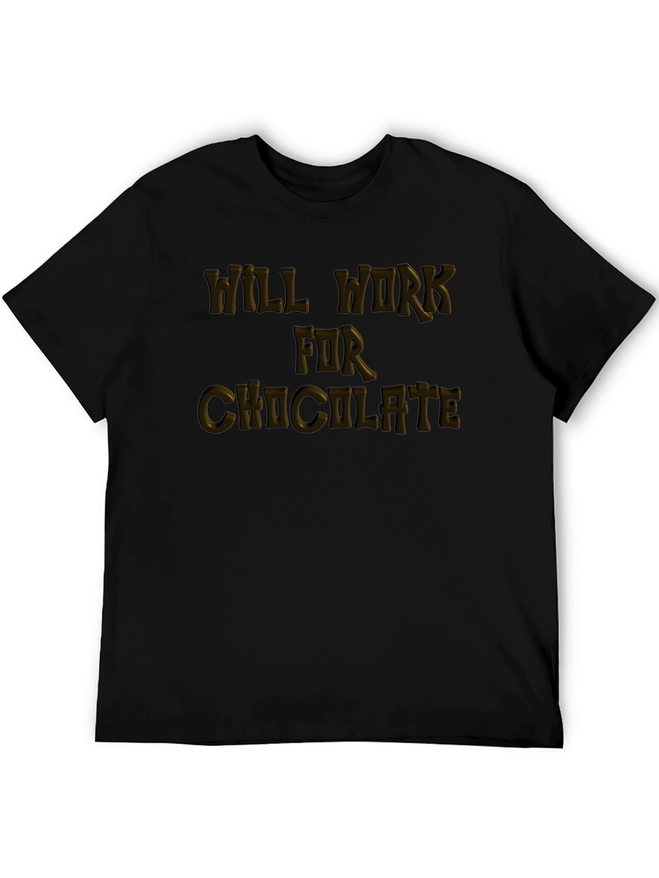 Will Work For Chocolate Graphic Tee