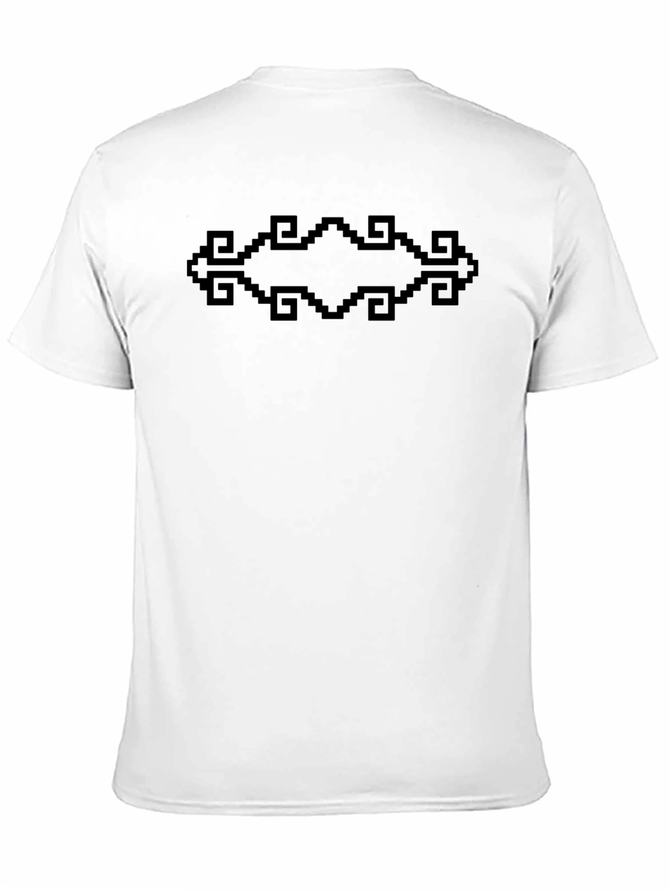 Geometric Pixel Art Graphic Tee
