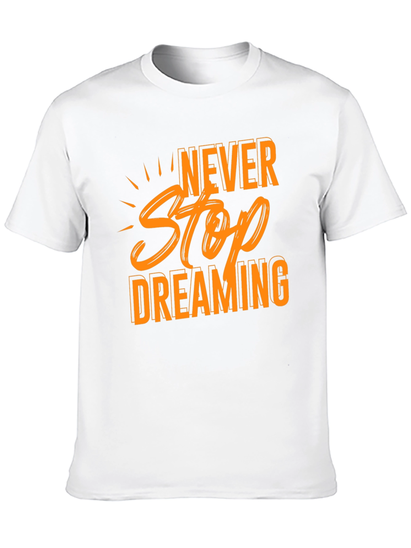 Never Stop Dreaming Black T-Shirt