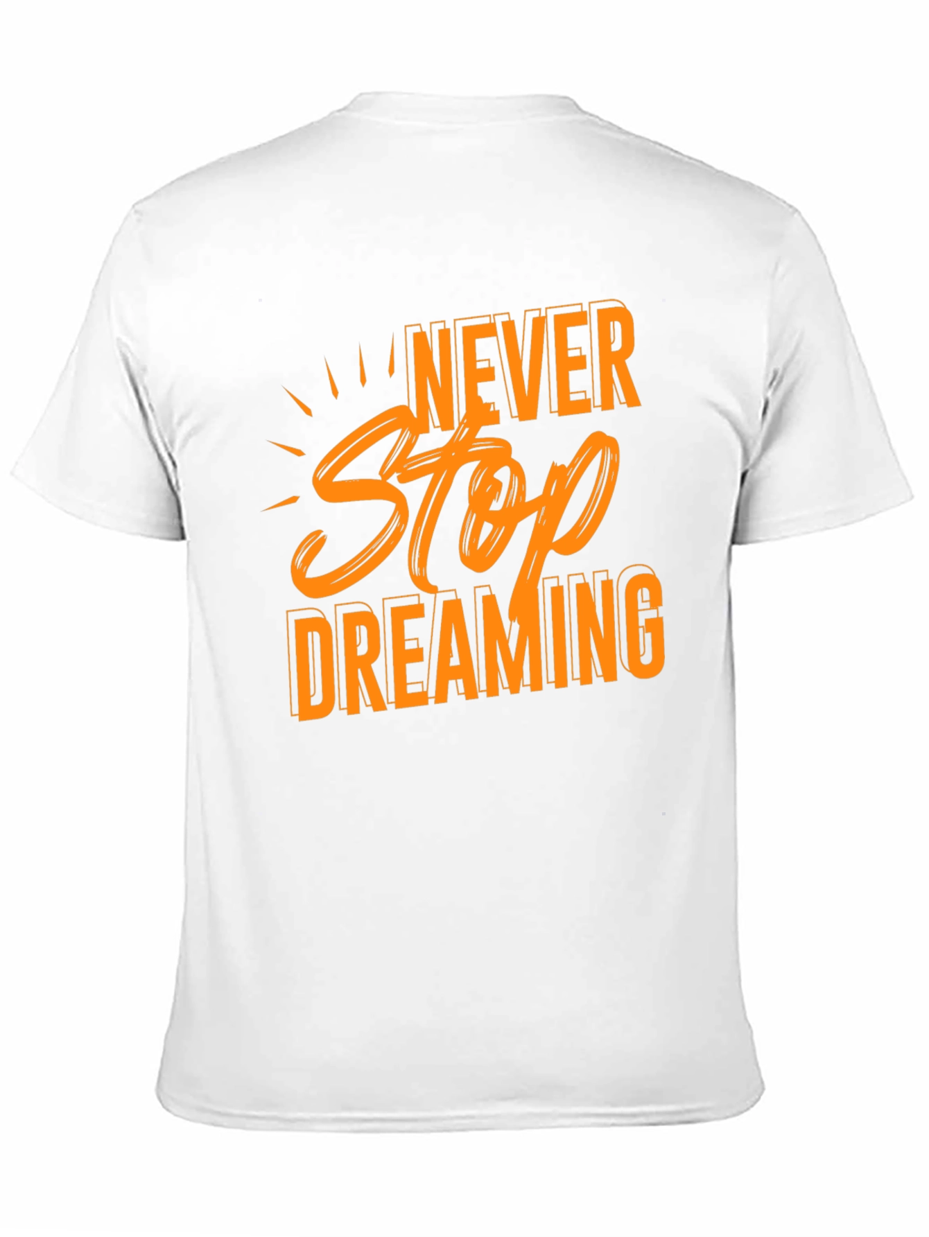 Never Stop Dreaming Black T-Shirt