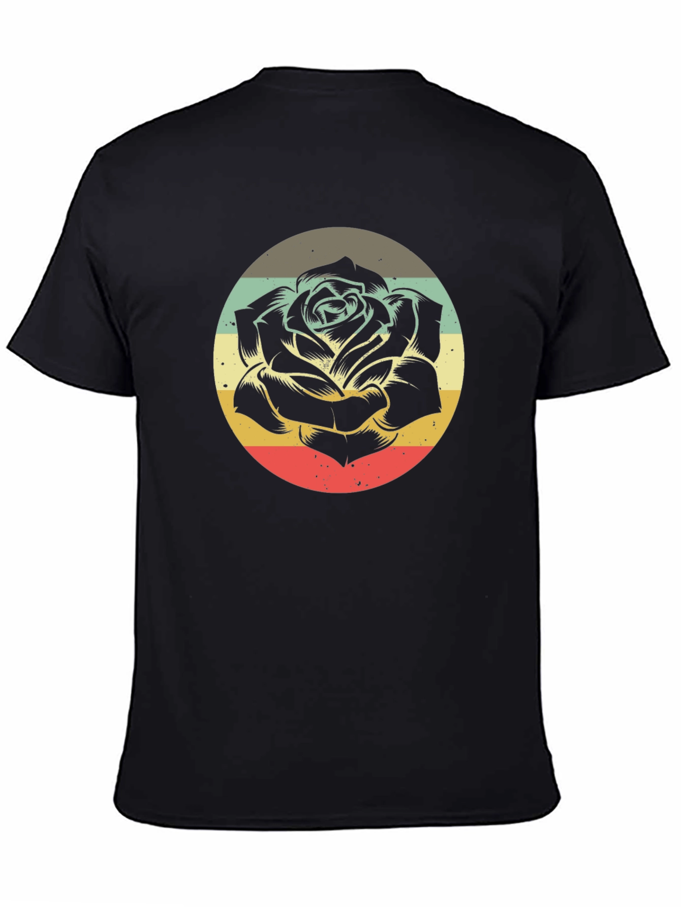 Retro Rose Graphic T-Shirt
