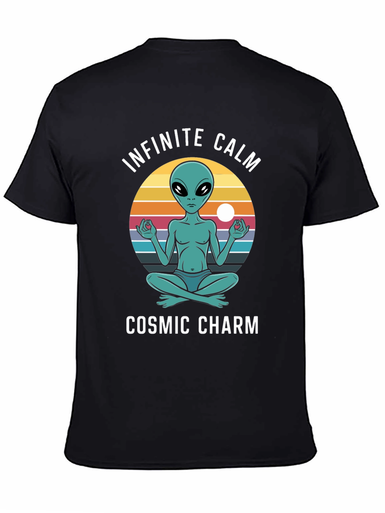 Infinite Calm Cosmic Charm Graphic T-Shirt