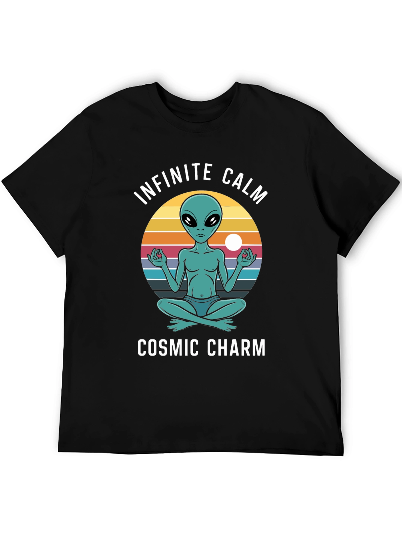 Infinite Calm Cosmic Charm Graphic T-Shirt