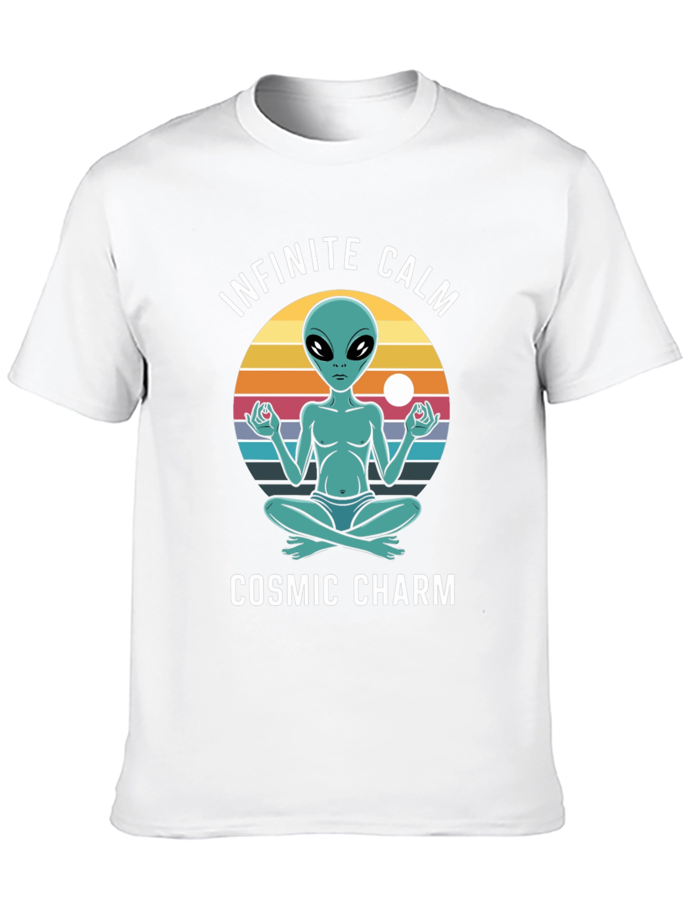 Infinite Calm Cosmic Charm Graphic T-Shirt