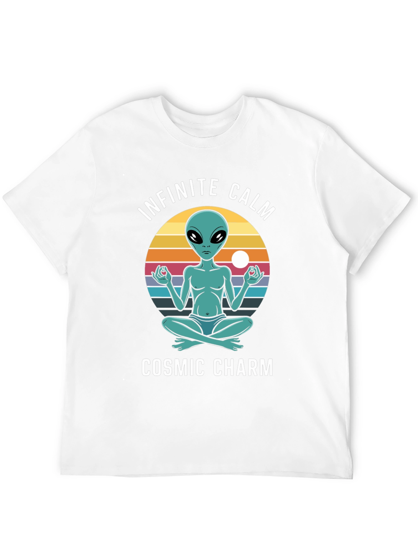 Infinite Calm Cosmic Charm Graphic T-Shirt
