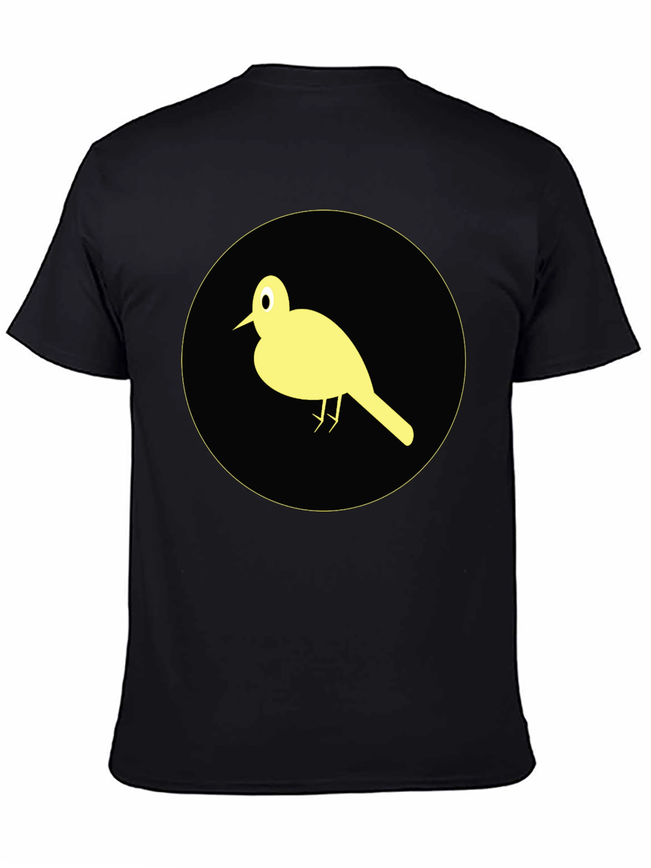 Bird Graphic Tee - Stylish Black Cotton T-Shirt