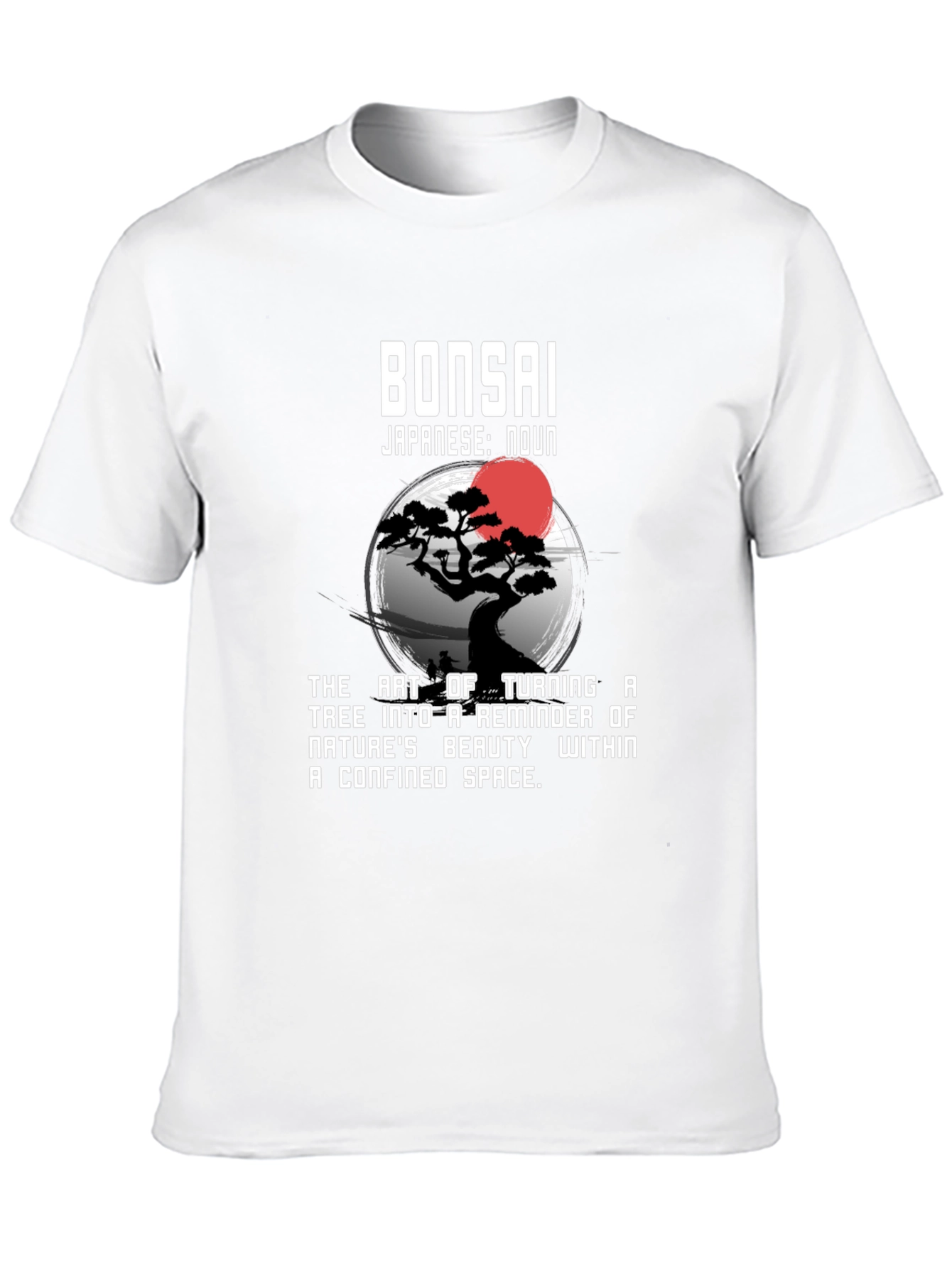 Bonsai Art Black T-Shirt