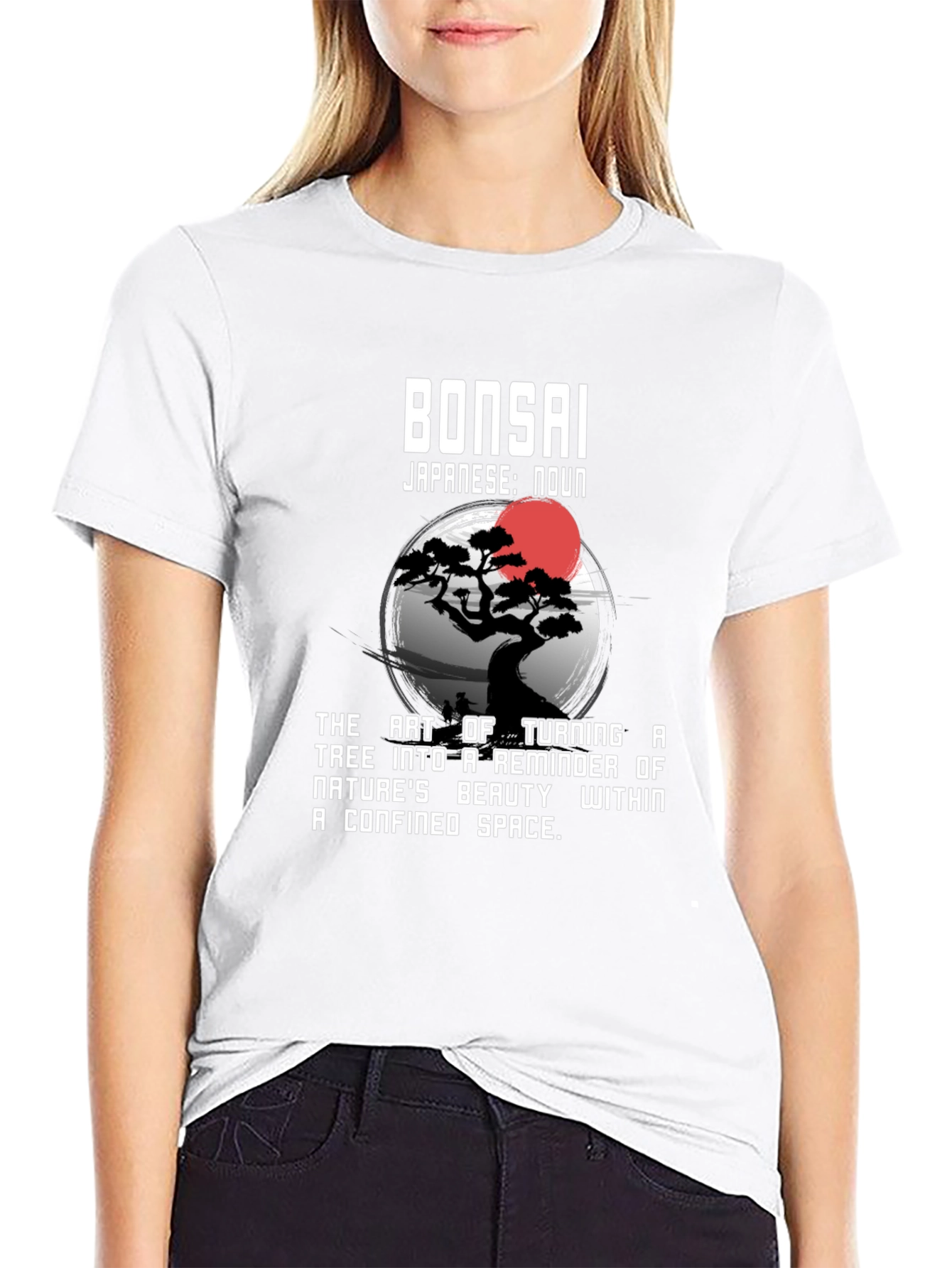 Bonsai Art Black T-Shirt