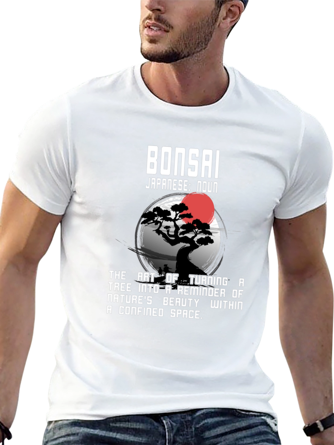 Bonsai Art Black T-Shirt
